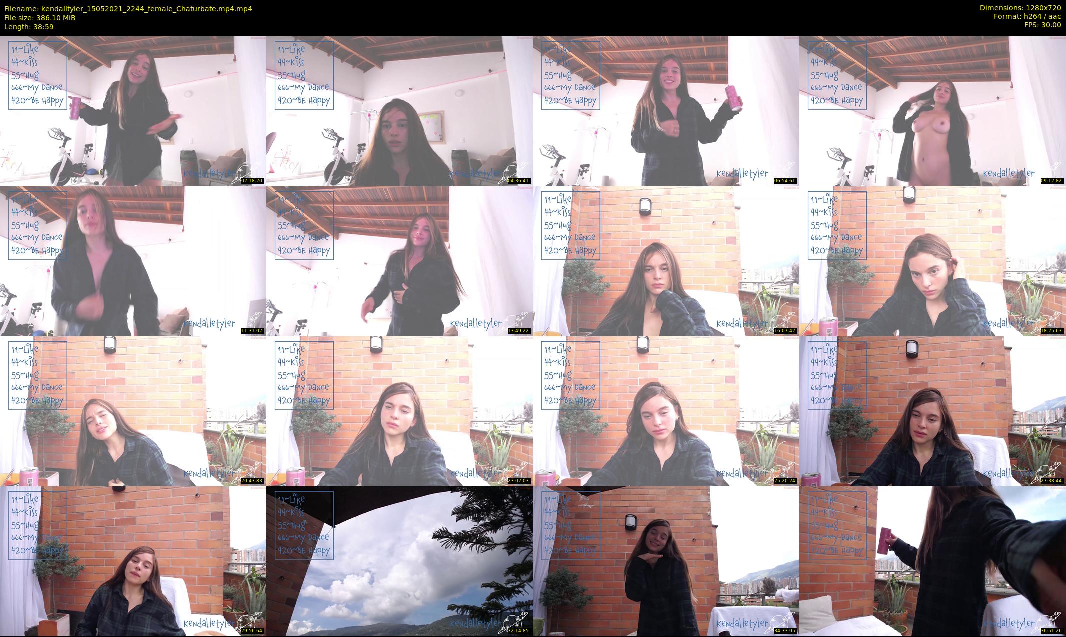 kendalltyler — 39 minute Chaturbate female cam show recording, 720p, May 15, 2021