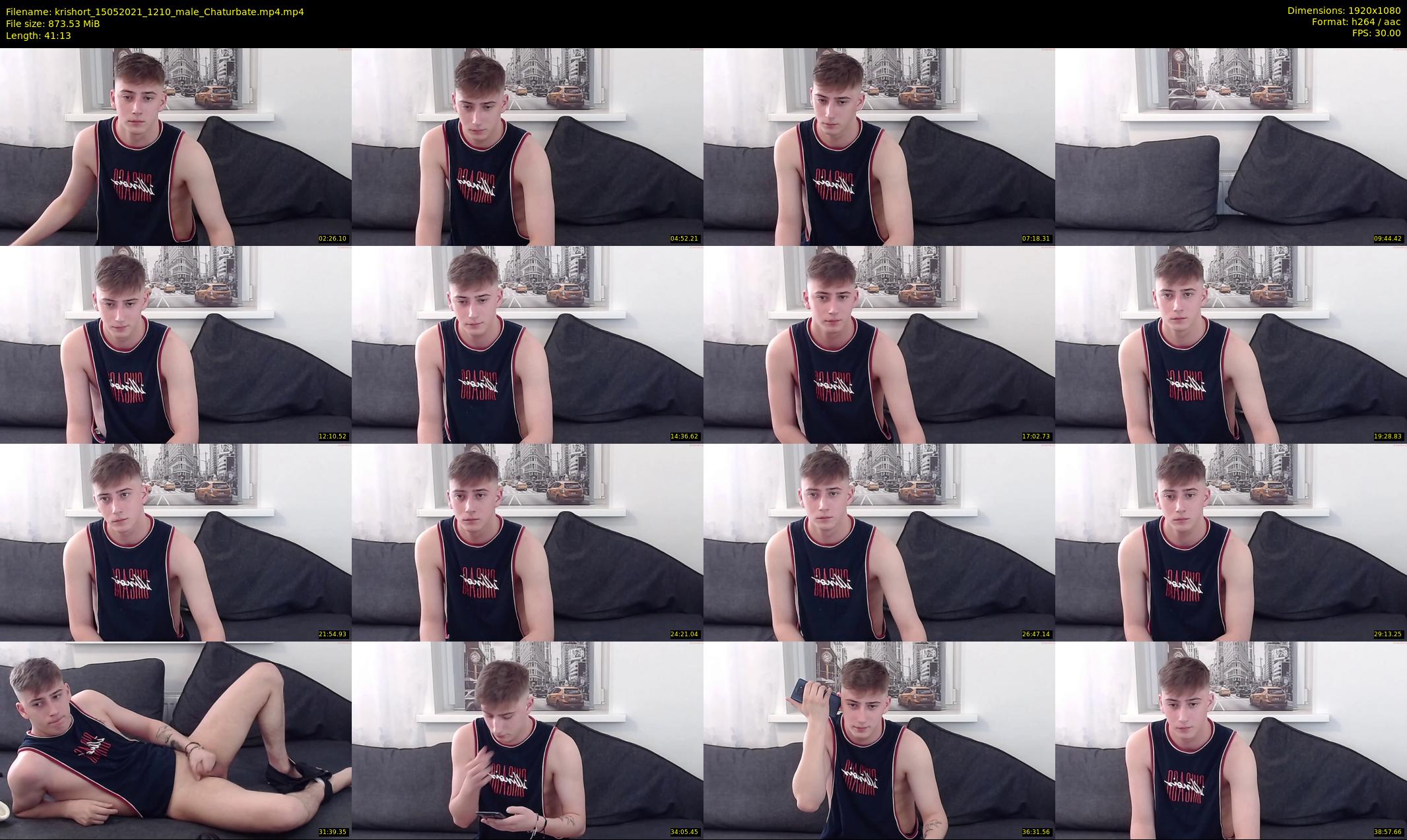 krishort — 42 minute Chaturbate male cam show recording, 1080p, May 15, 2021