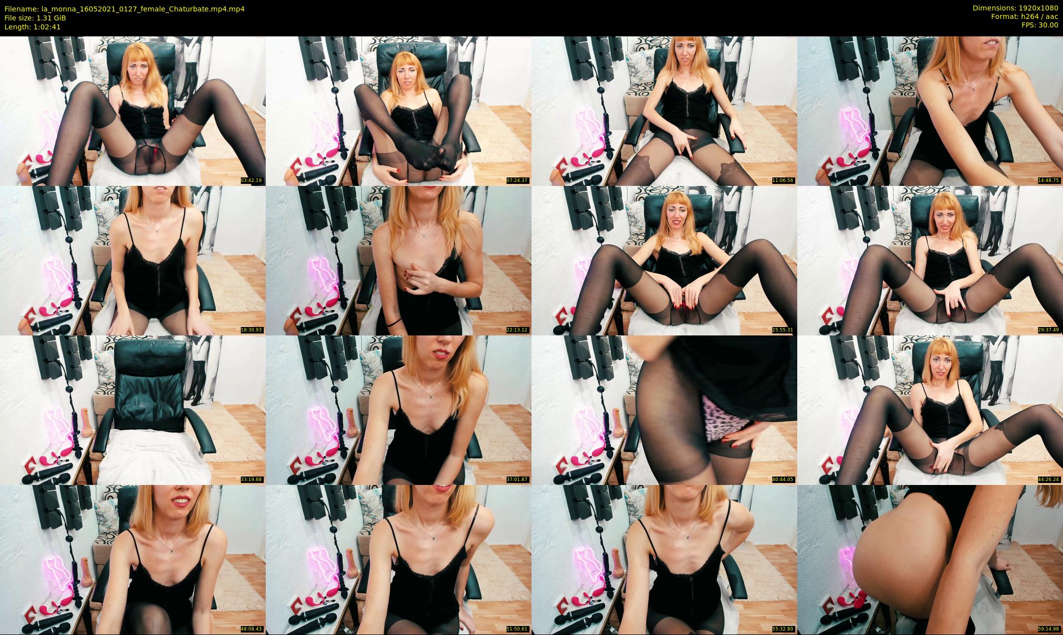 la_monna — 63 minute Chaturbate female cam show recording, 1080p, May 16, 2021