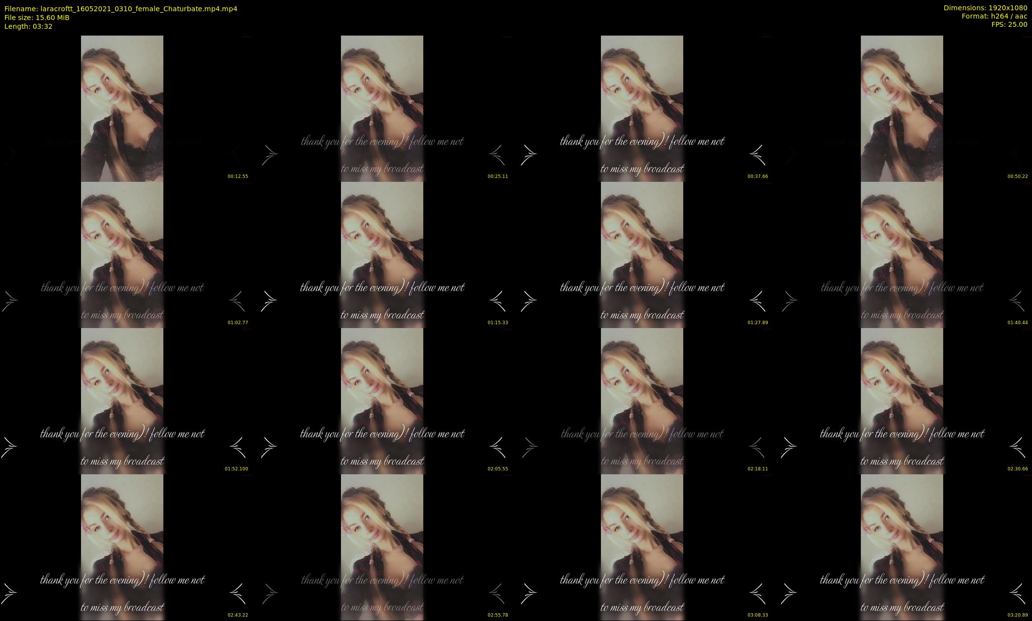 laracroftt — 4 minute Chaturbate female cam show recording, 1080p, May 16, 2021