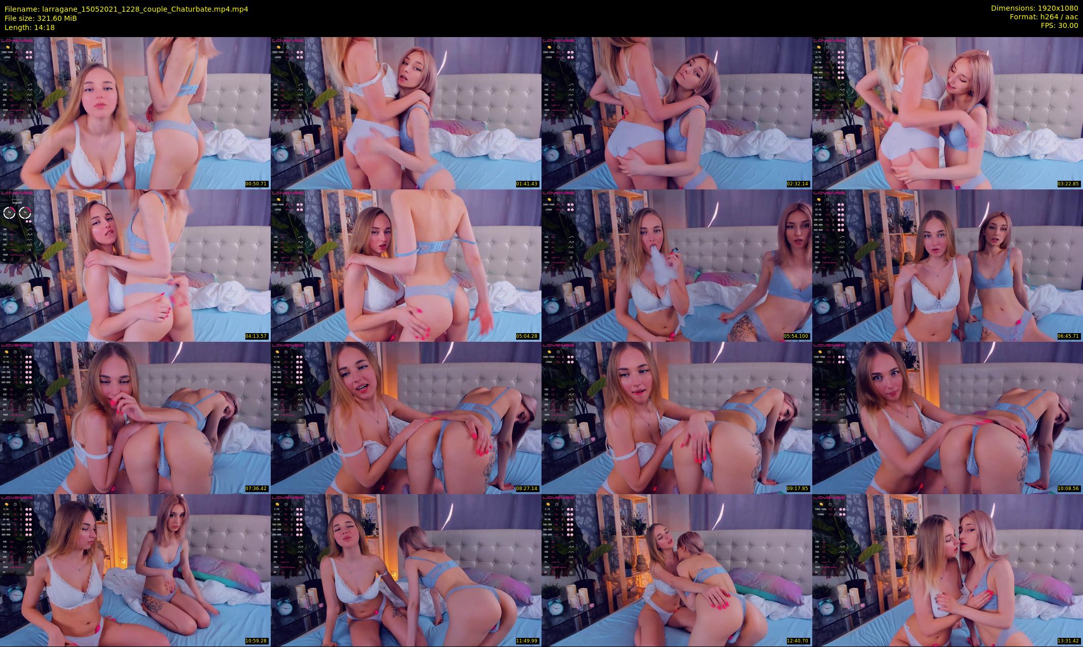 larragane — 15 minute Chaturbate couple cam show recording, 1080p, May 15, 2021
