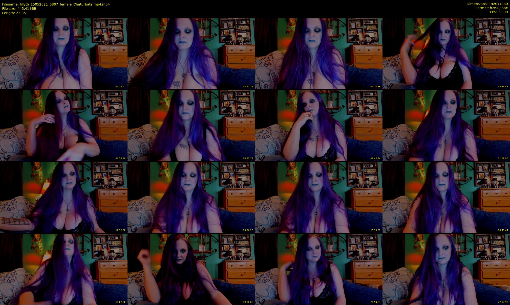 lillyth — 24 minute Chaturbate female cam show recording, 1080p, May 15, 2021