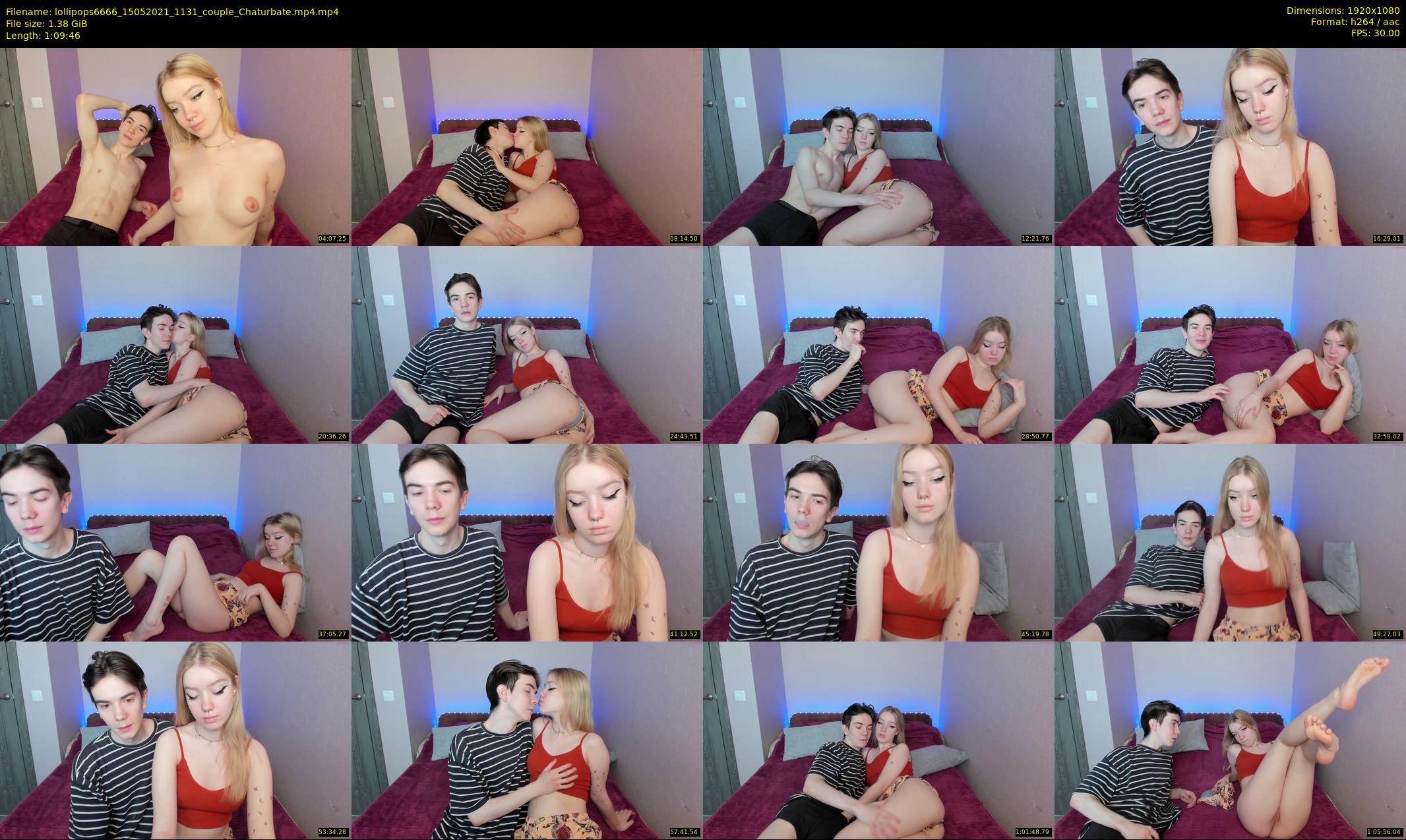 lollipops6666 — 70 minute Chaturbate couple cam show recording, 1080p, May 15, 2021