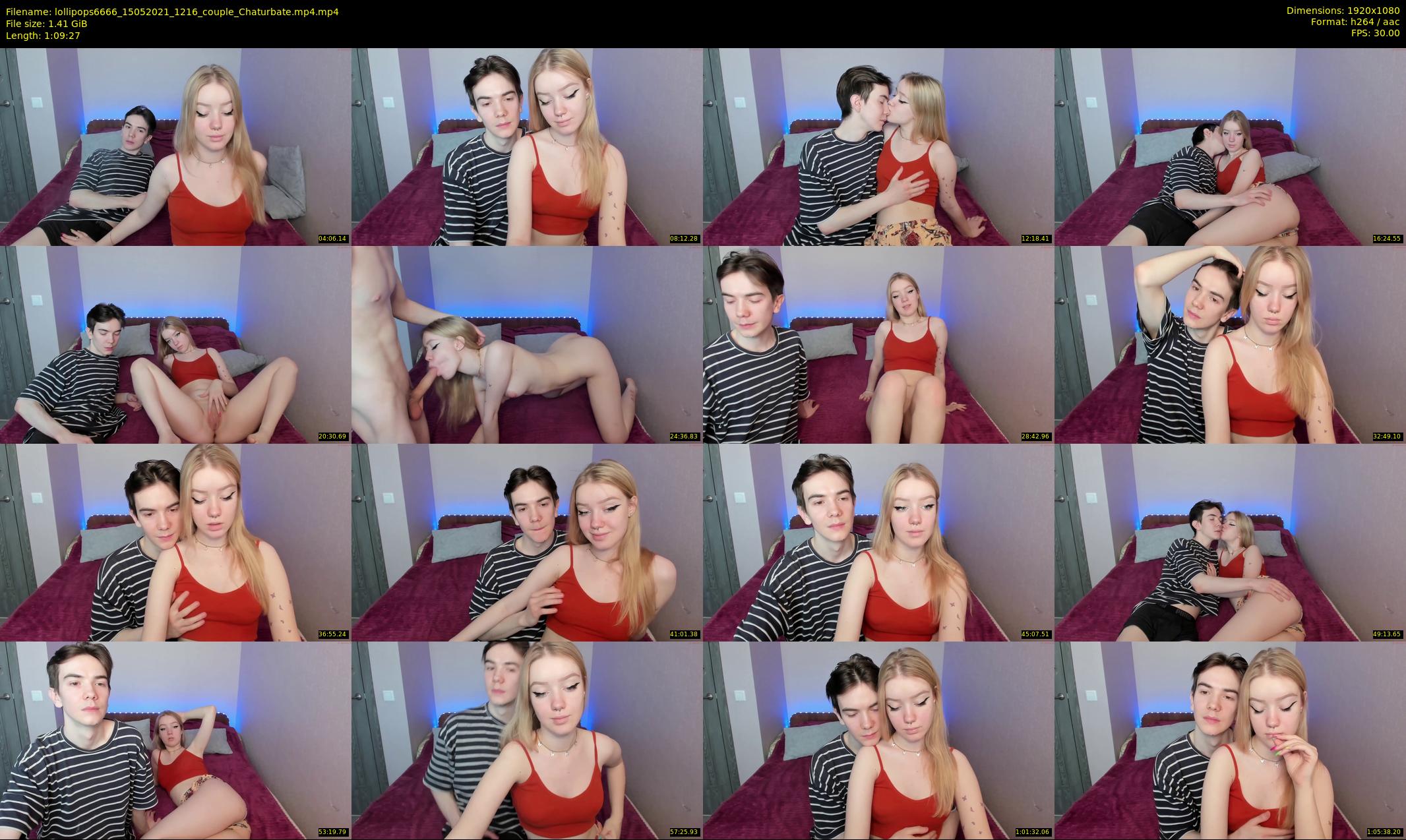lollipops6666 — 70 minute Chaturbate couple cam show recording, 1080p, May 15, 2021