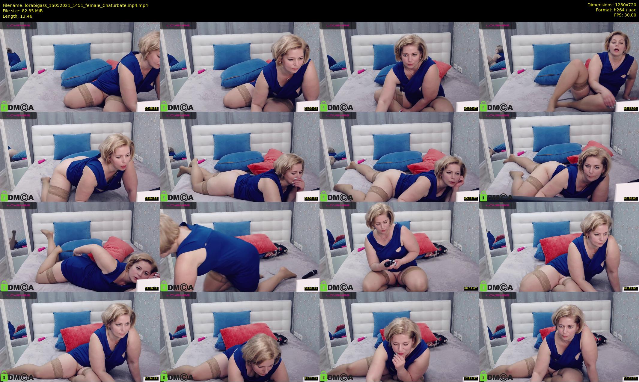 lorabigass — 14 minute Chaturbate female cam show recording, 720p, May 15, 2021
