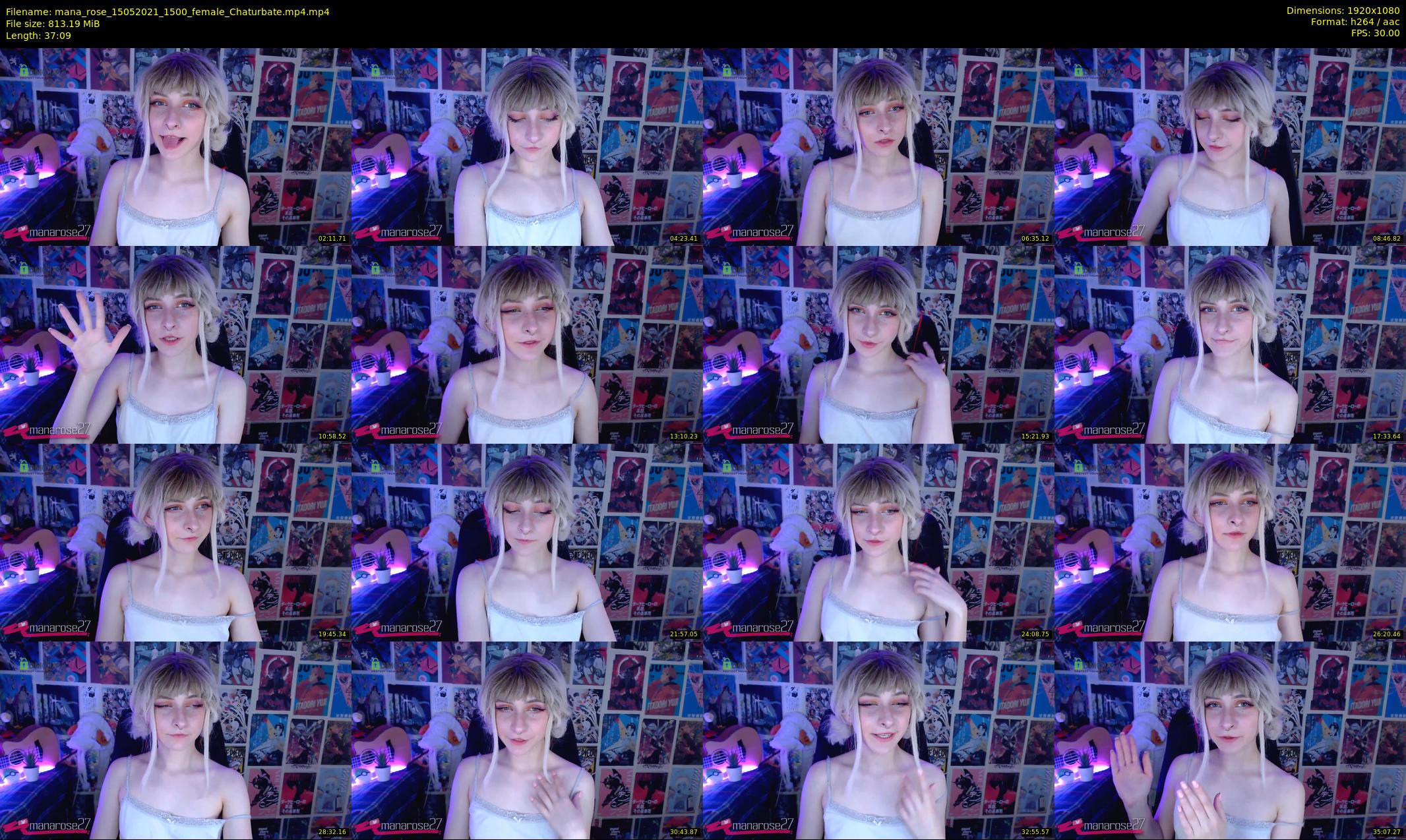mana_rose — 38 minute Chaturbate female cam show recording, 1080p, May 15, 2021