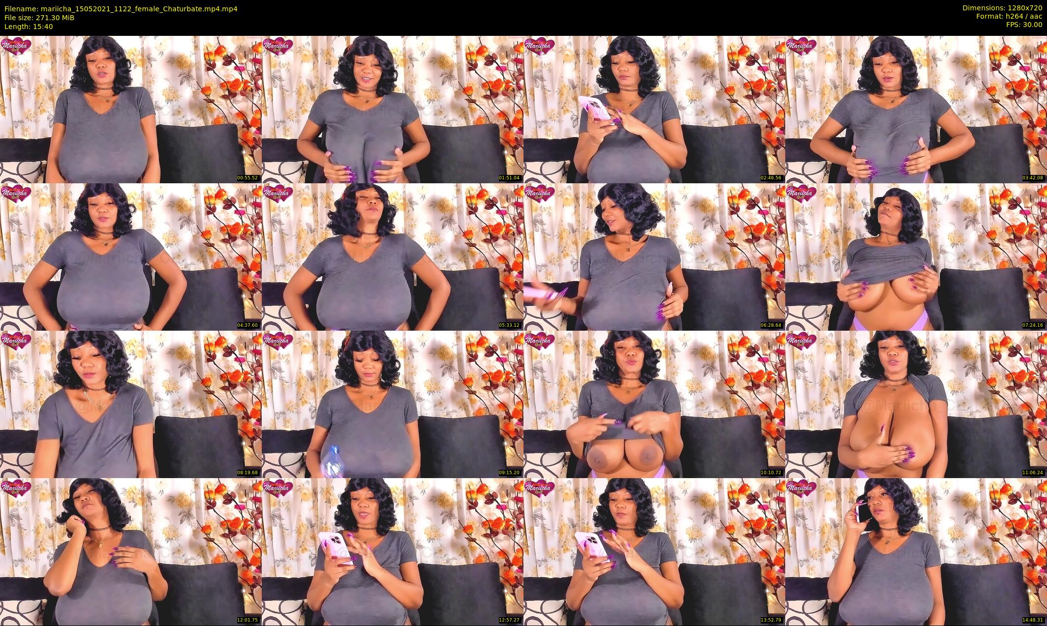 mariicha — 16 minute Chaturbate female cam show recording, 720p, May 15, 2021