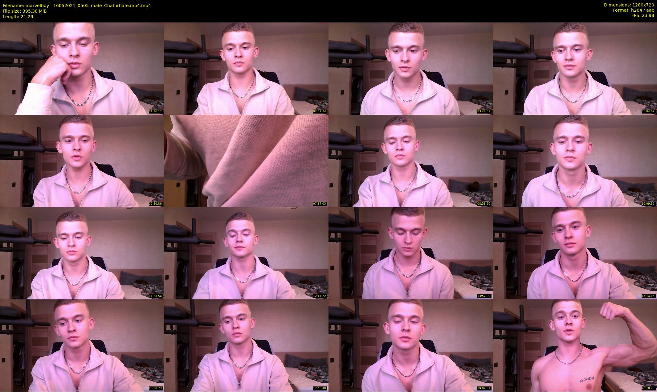 marvelboy_ — 22 minute Chaturbate male cam show recording, 720p, May 16, 2021
