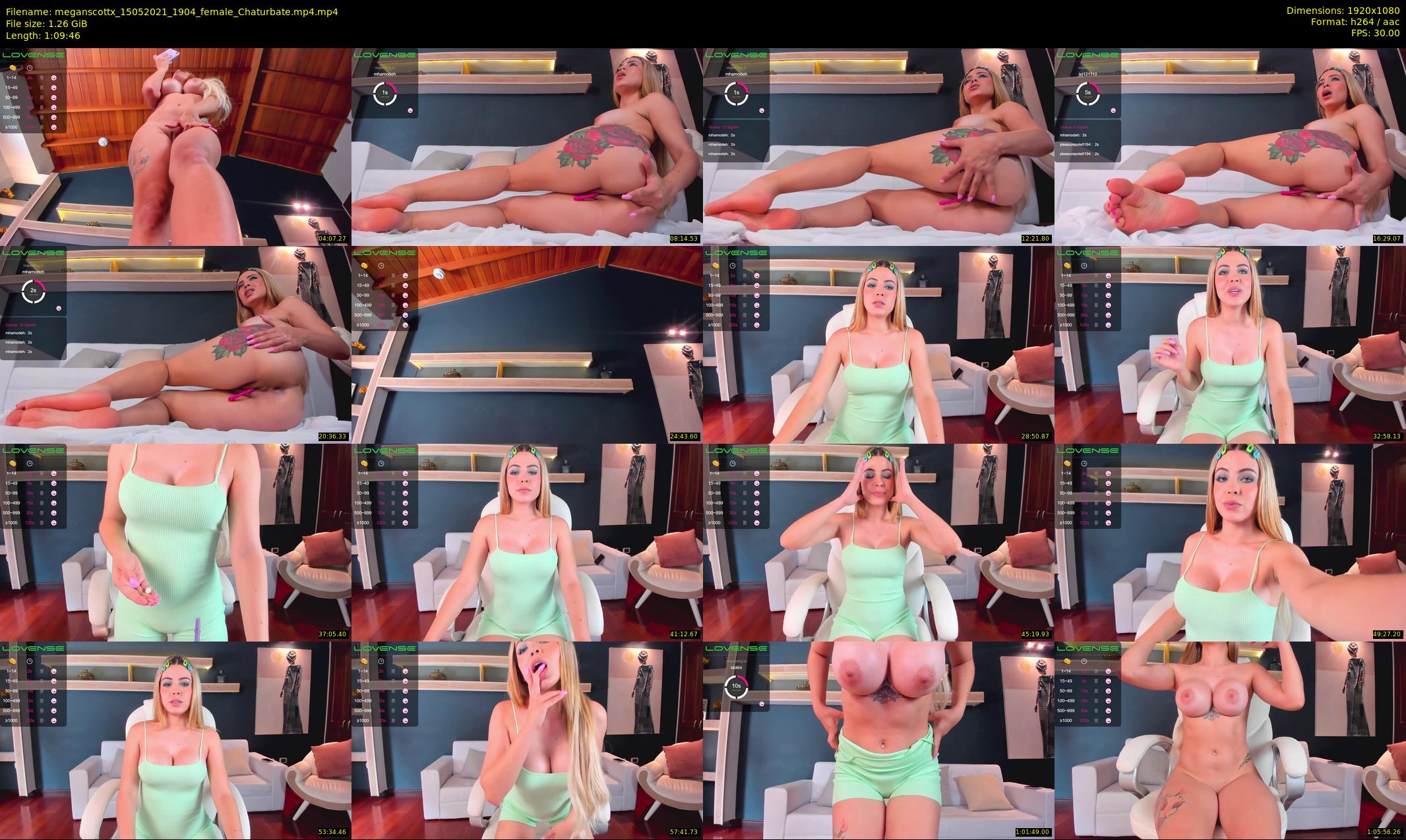 meganscottx — 70 minute Chaturbate female cam show recording, 1080p, May 15, 2021