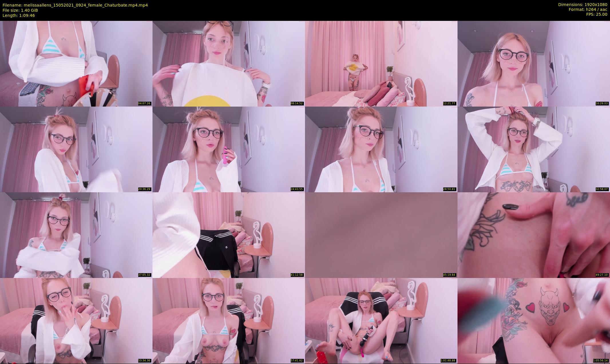 melissaallens — 70 minute Chaturbate female cam show recording, 1080p, May 15, 2021
