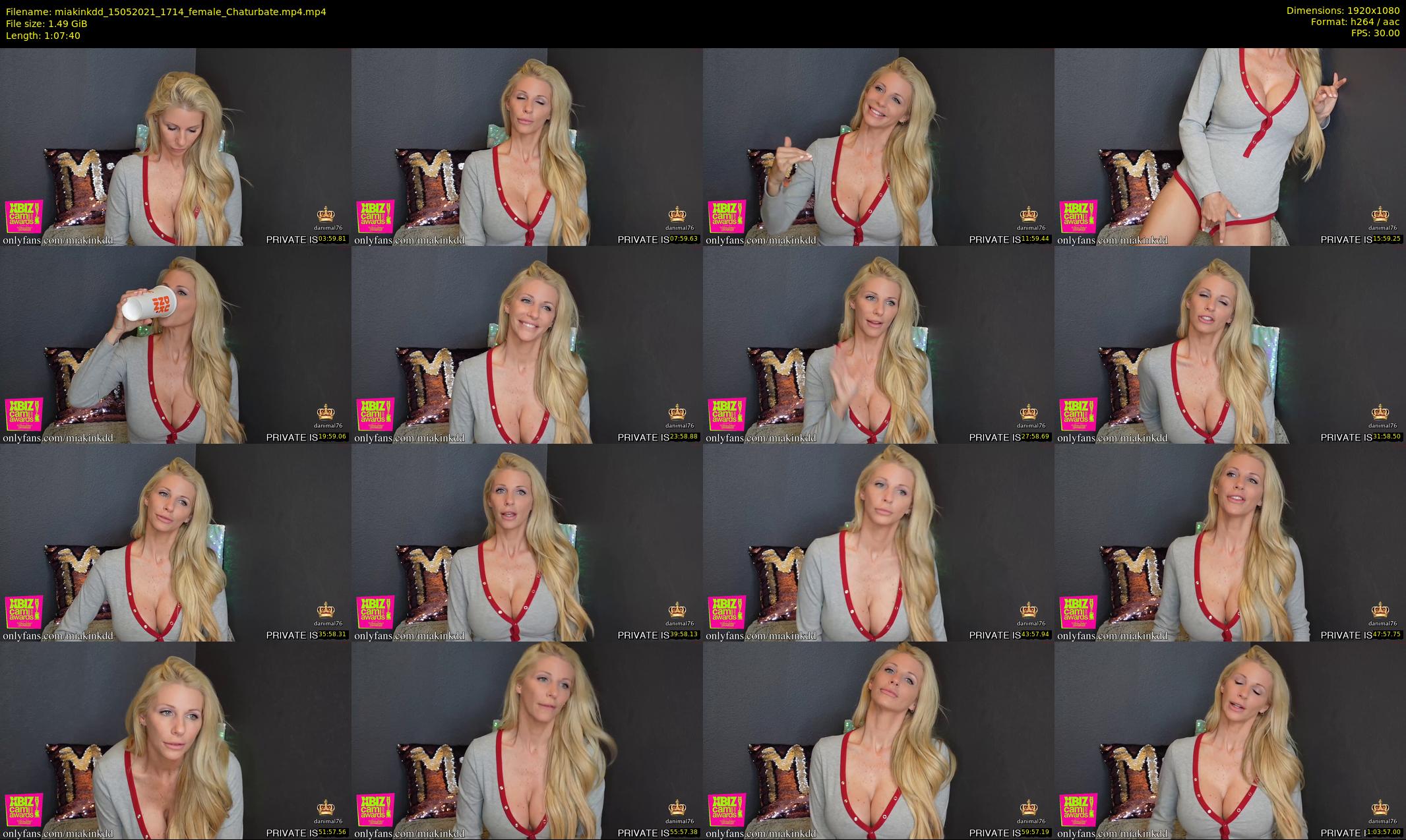 miakinkdd — 68 minute Chaturbate female cam show recording, 1080p, May 15, 2021