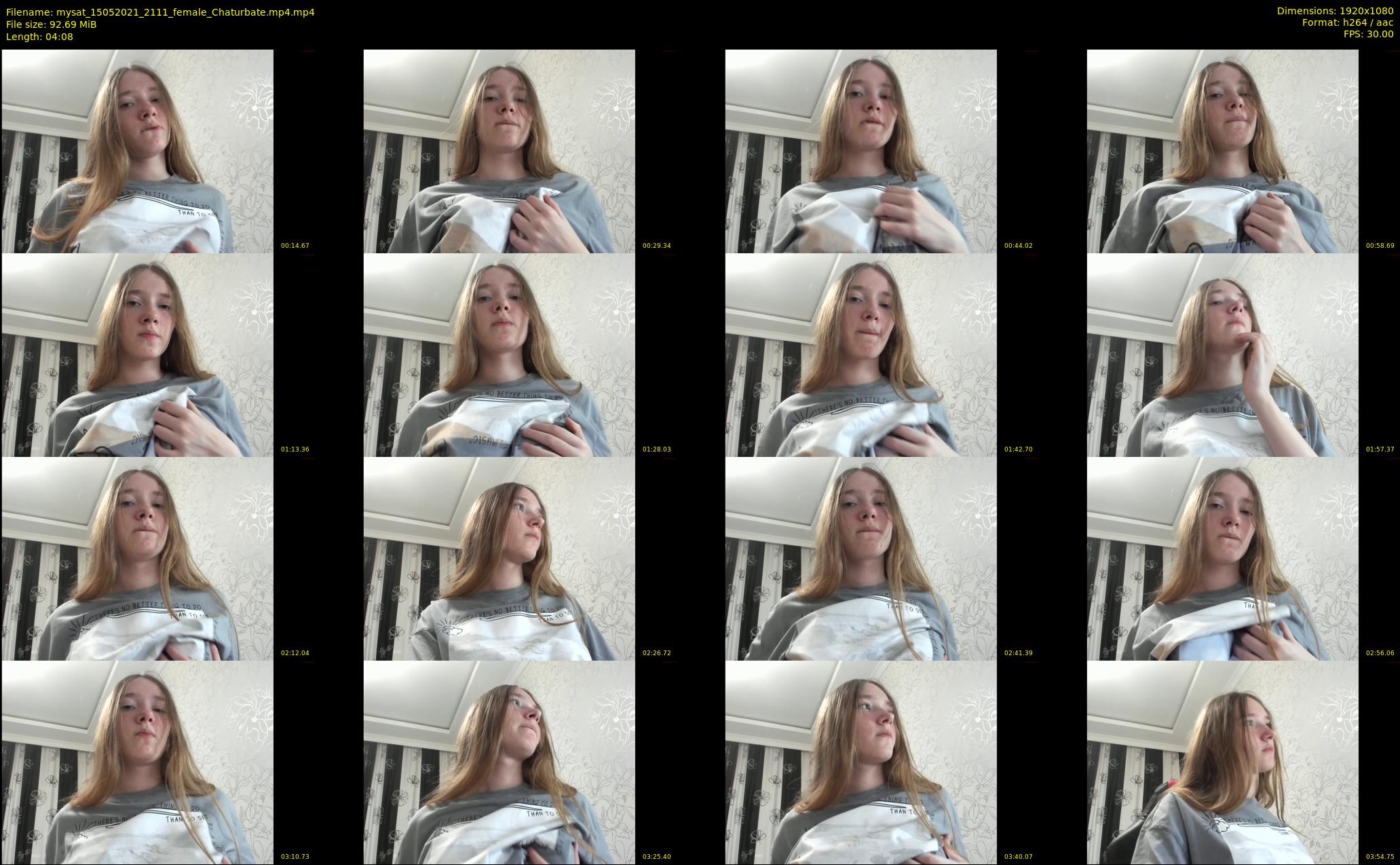 mysat — 5 minute Chaturbate female cam show recording, 1080p, May 15, 2021