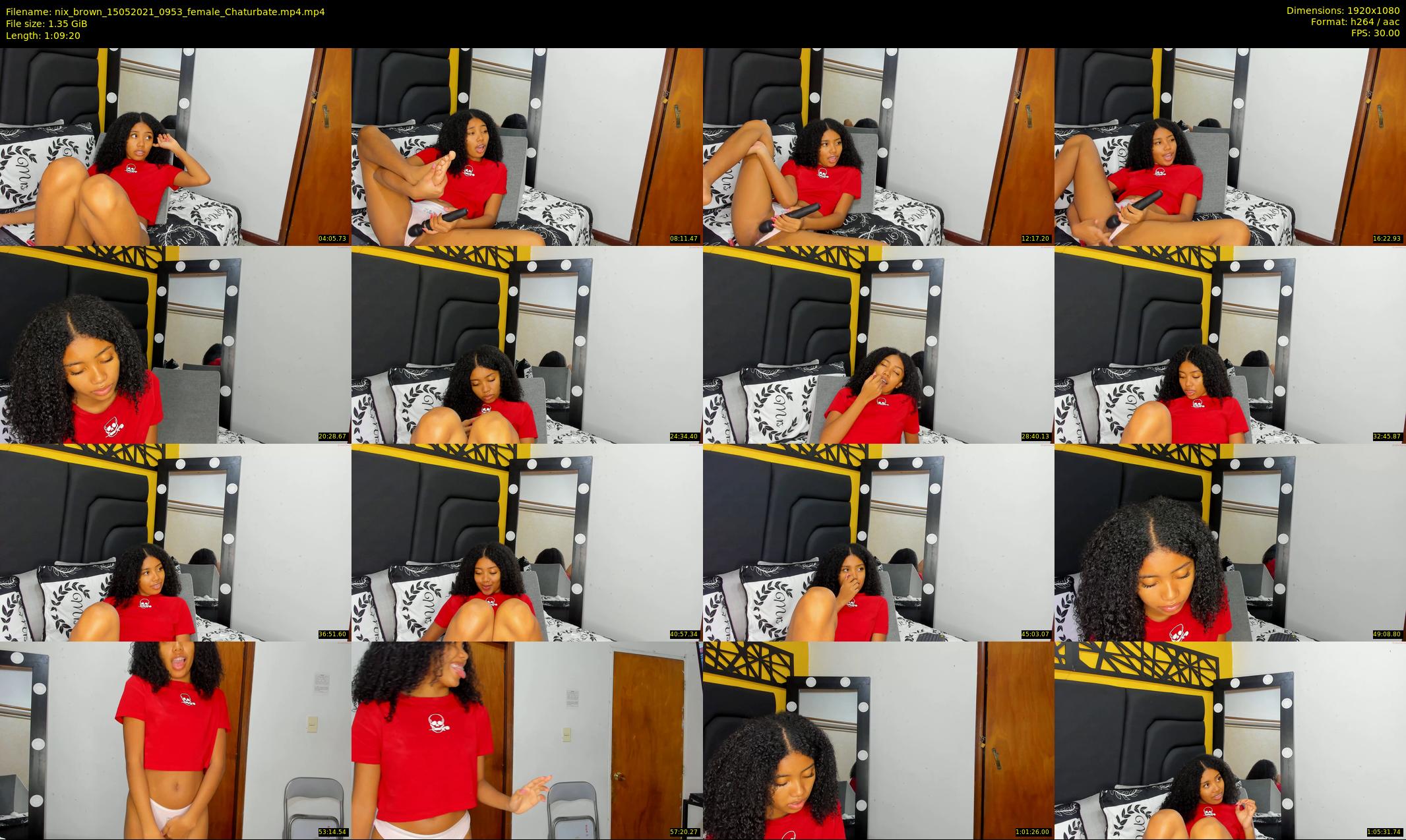 nix_brown — 70 minute Chaturbate female cam show recording, 1080p, May 15, 2021