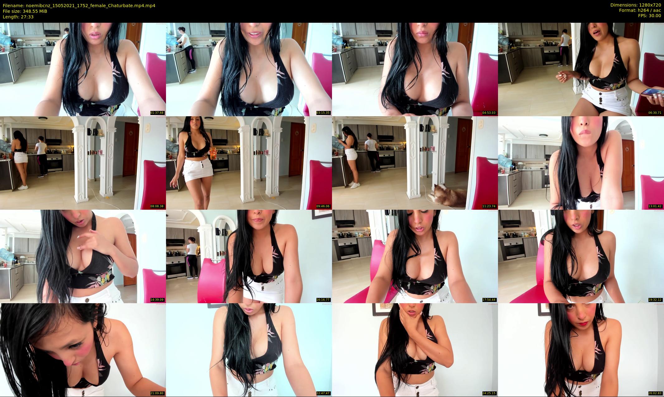 noemibcnz — 28 minute Chaturbate couple cam show recording, 720p, May 15, 2021