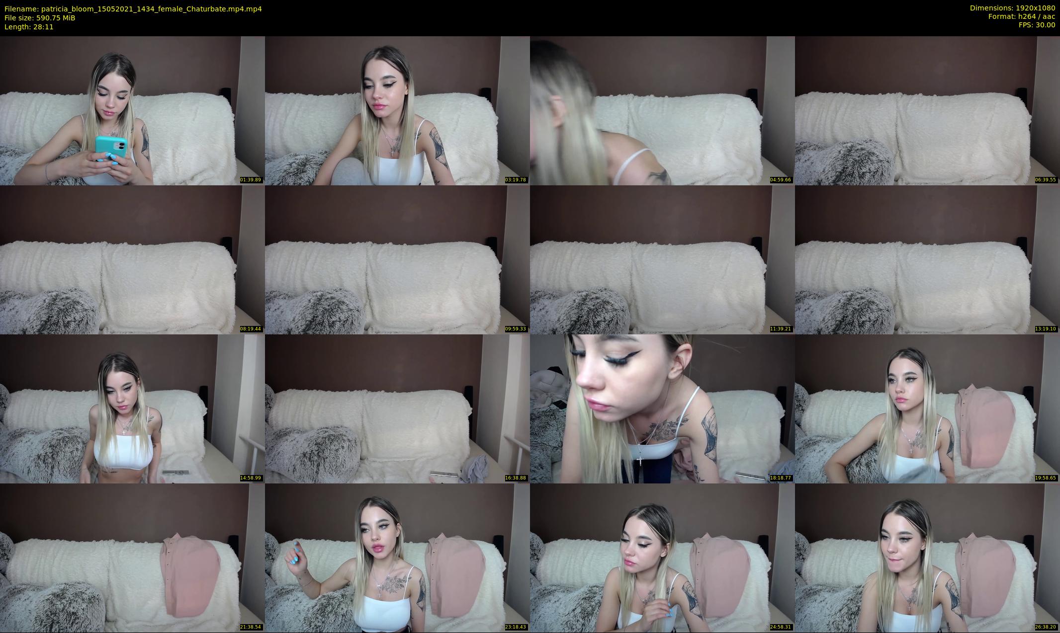 patricia_bloom — 29 minute Chaturbate female cam show recording, 1080p, May 15, 2021