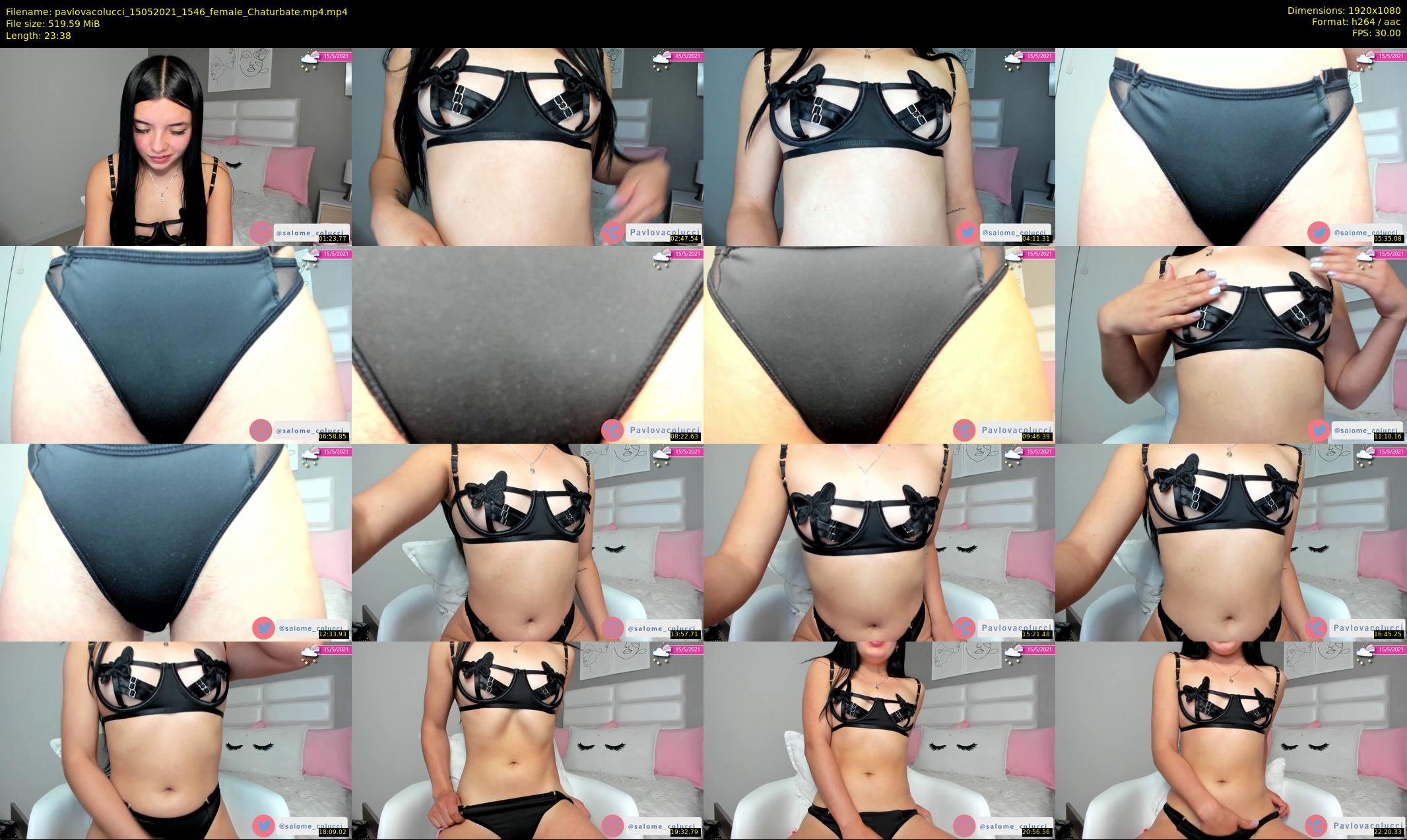 pavlovacolucci — 24 minute Chaturbate female cam show recording, 1080p, May 15, 2021
