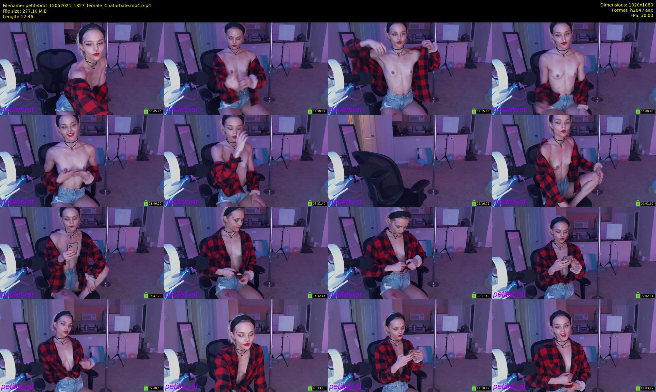 petitebrat — 13 minute Chaturbate female cam show recording, 1080p, May 15, 2021