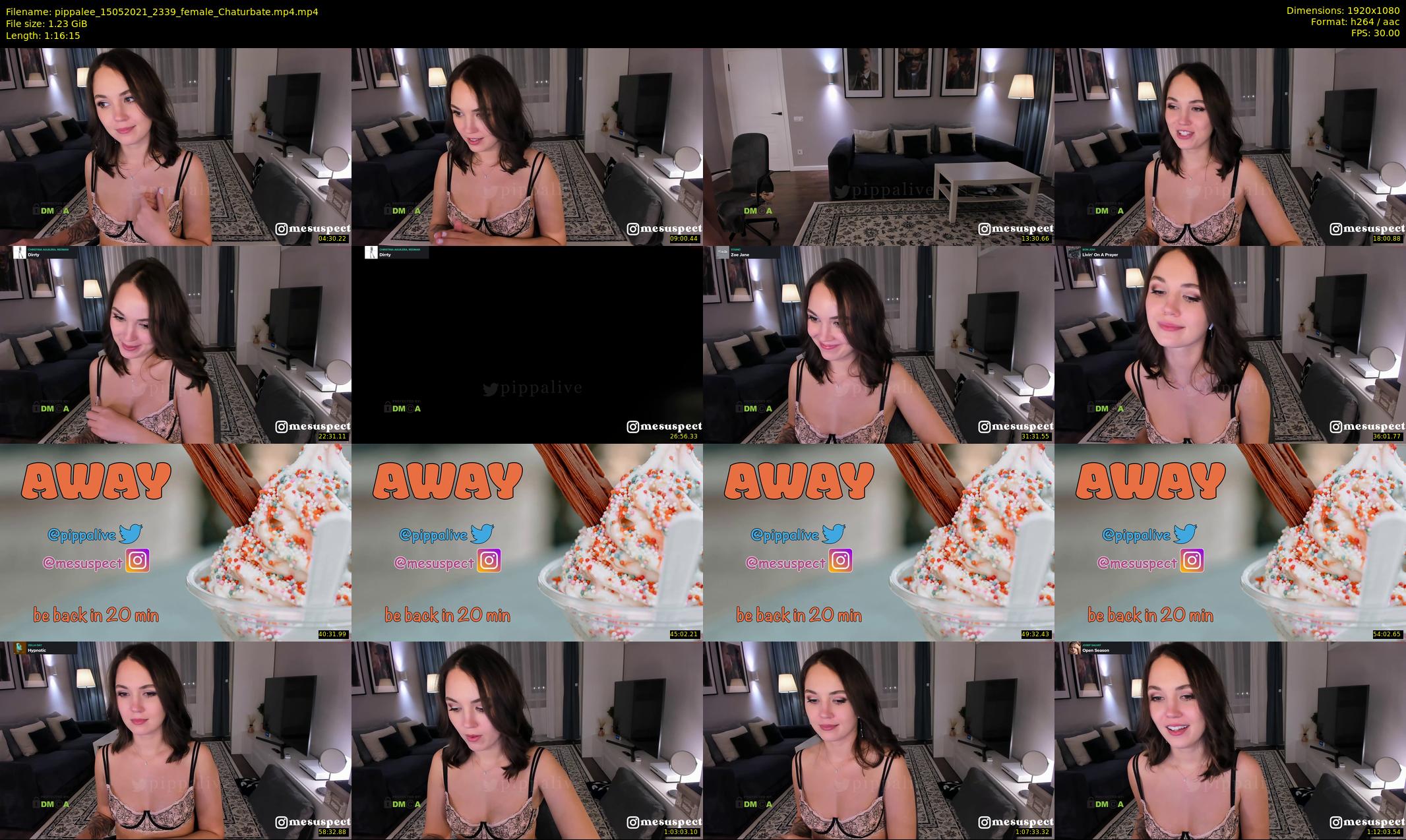 pippalee — 77 minute Chaturbate female cam show recording, 1080p, May 15, 2021