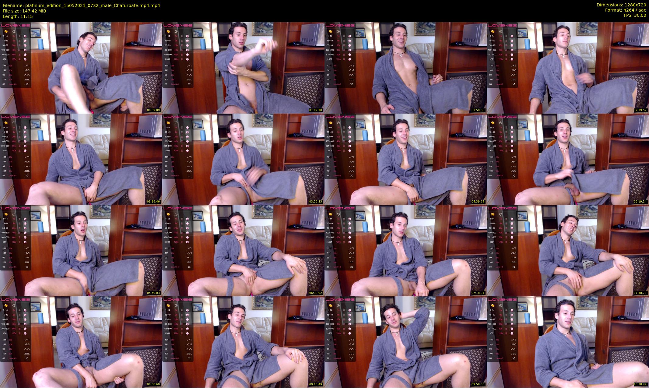 platinum_edition — 12 minute Chaturbate male cam show recording, 720p, May 15, 2021