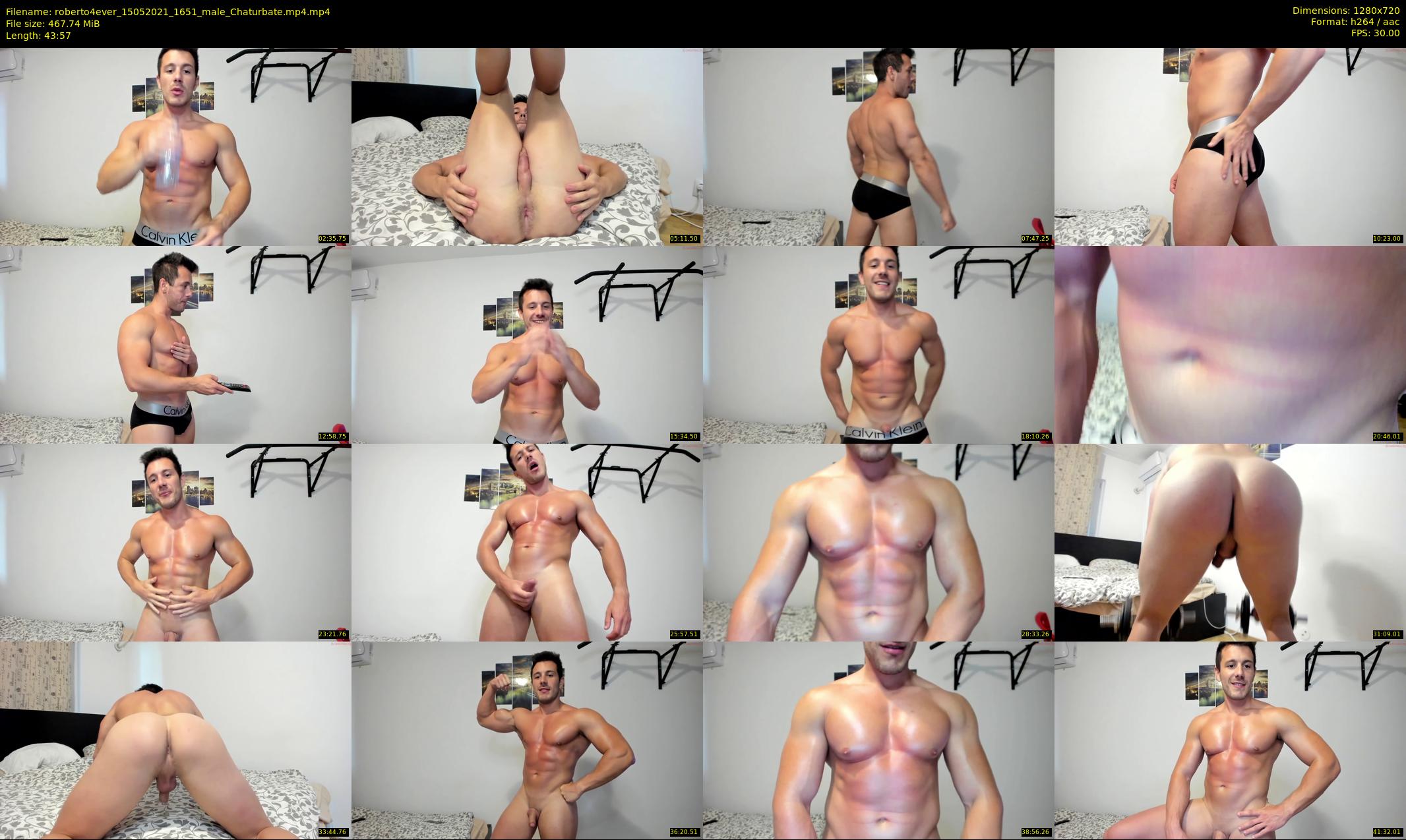 roberto4ever — 44 minute Chaturbate male cam show recording, 720p, May 15, 2021