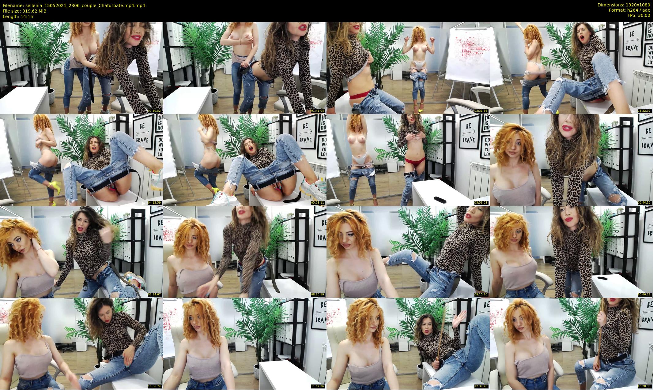 sellenia — 15 minute Chaturbate female cam show recording, 1080p, May 15, 2021