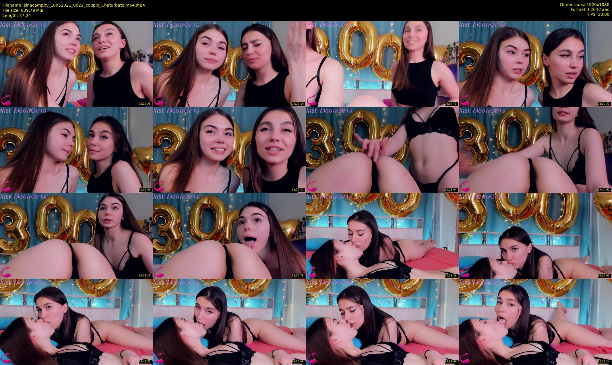 sinacampby — 38 minute Chaturbate couple cam show recording, 1080p, May 16, 2021