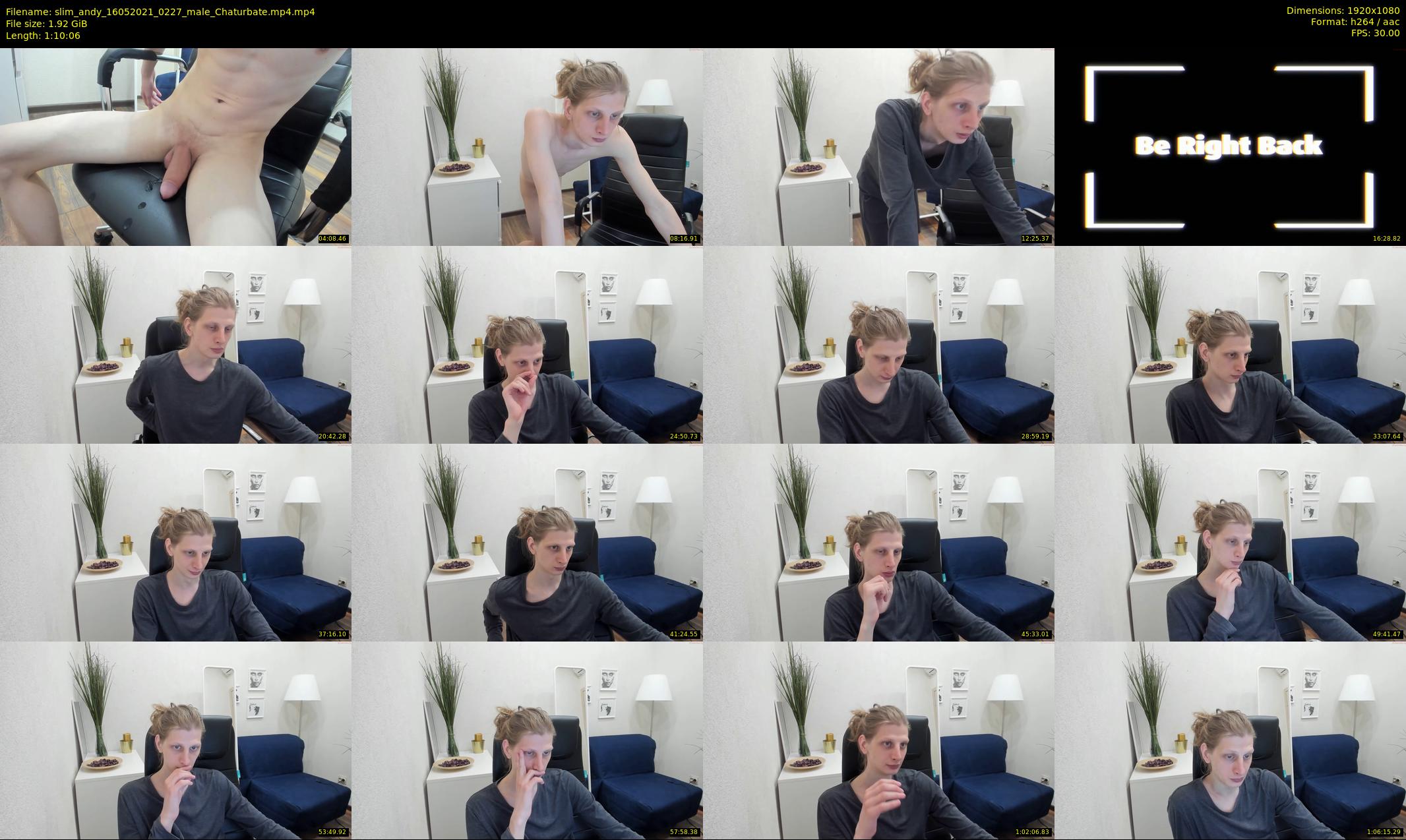 slim_andy — 71 minute Chaturbate male cam show recording, 1080p, May 16, 2021