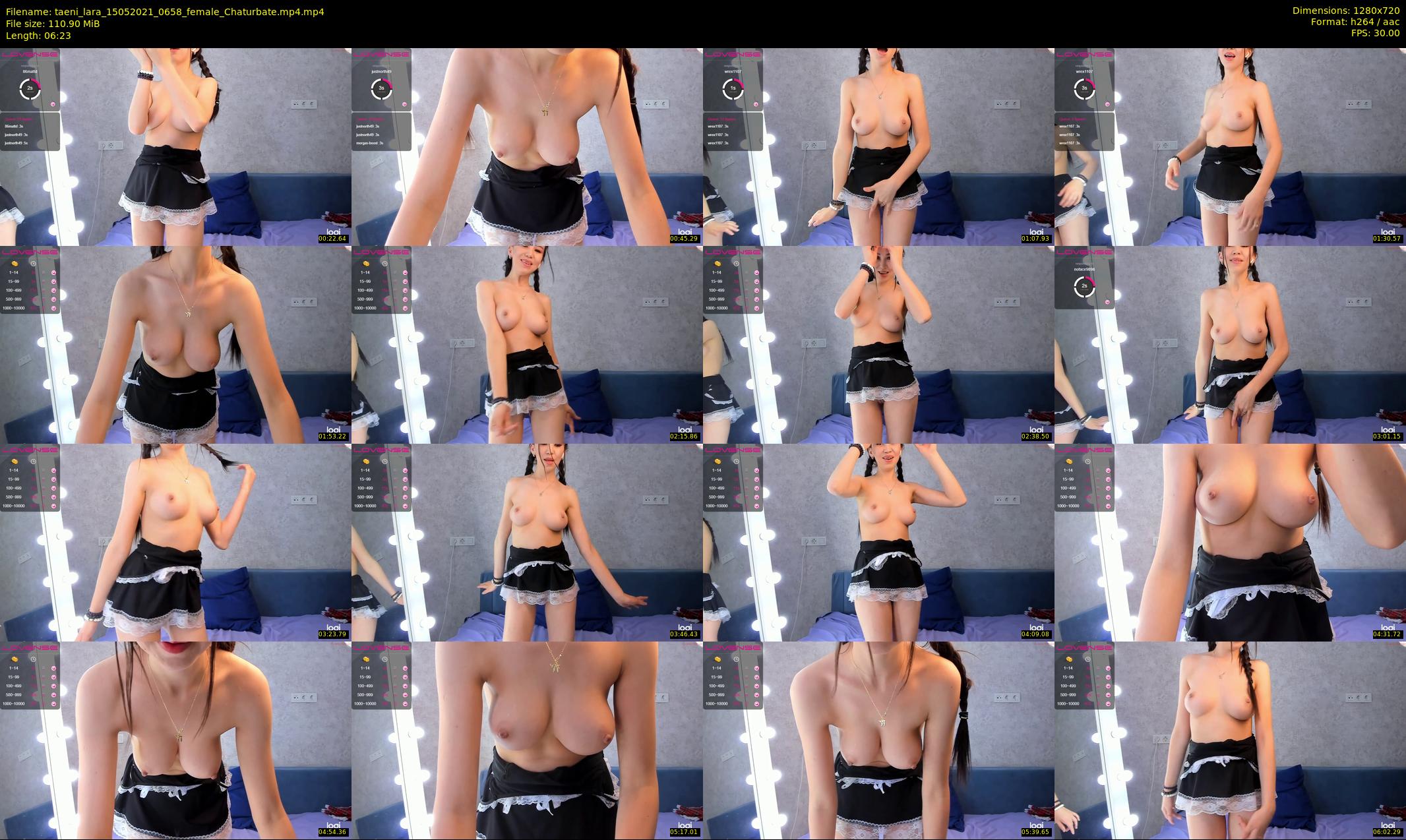 taeni_lara — 7 minute Chaturbate female cam show recording, 720p, May 15, 2021