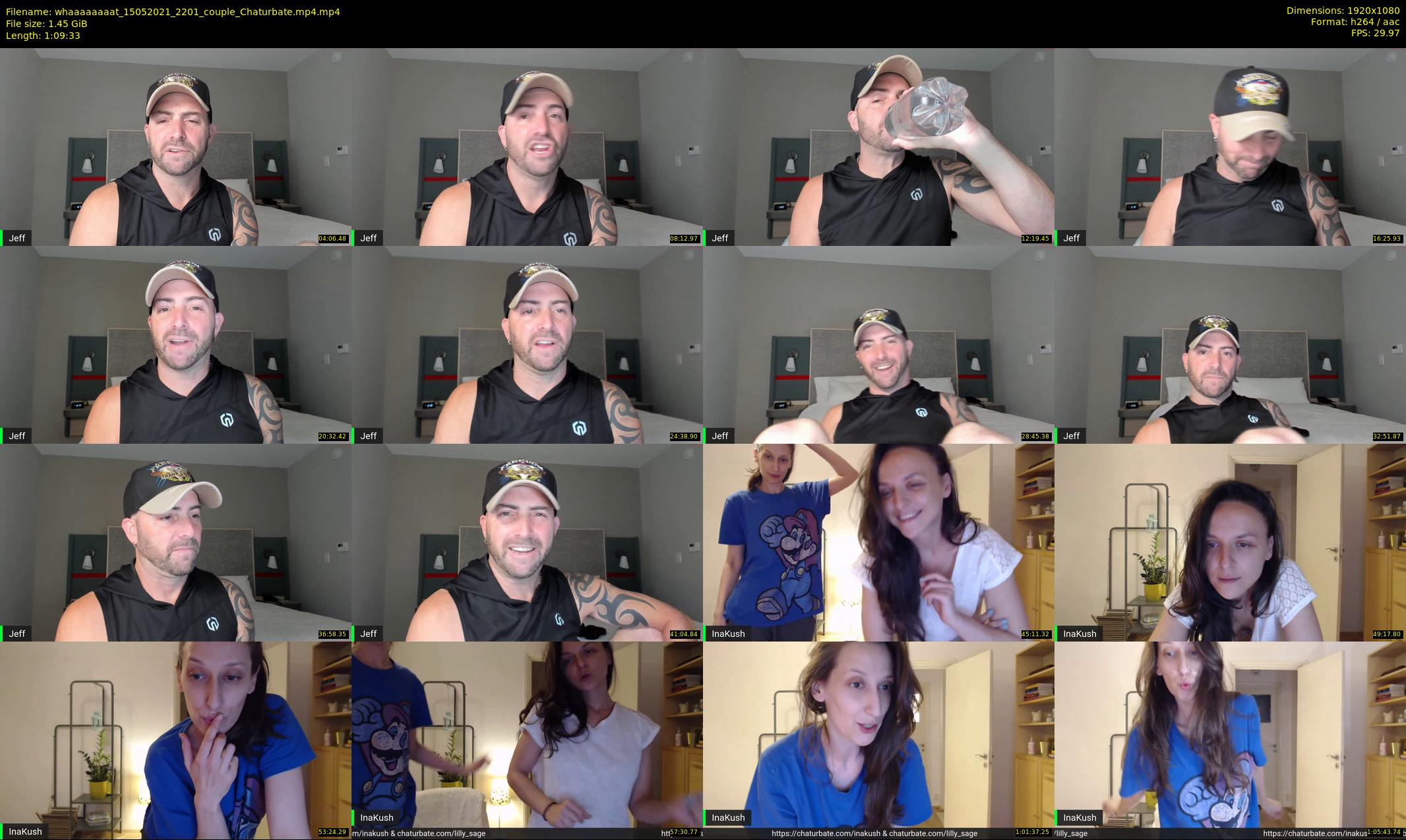whaaaaaaaat — 70 minute Chaturbate couple cam show recording, 1080p, May 15, 2021