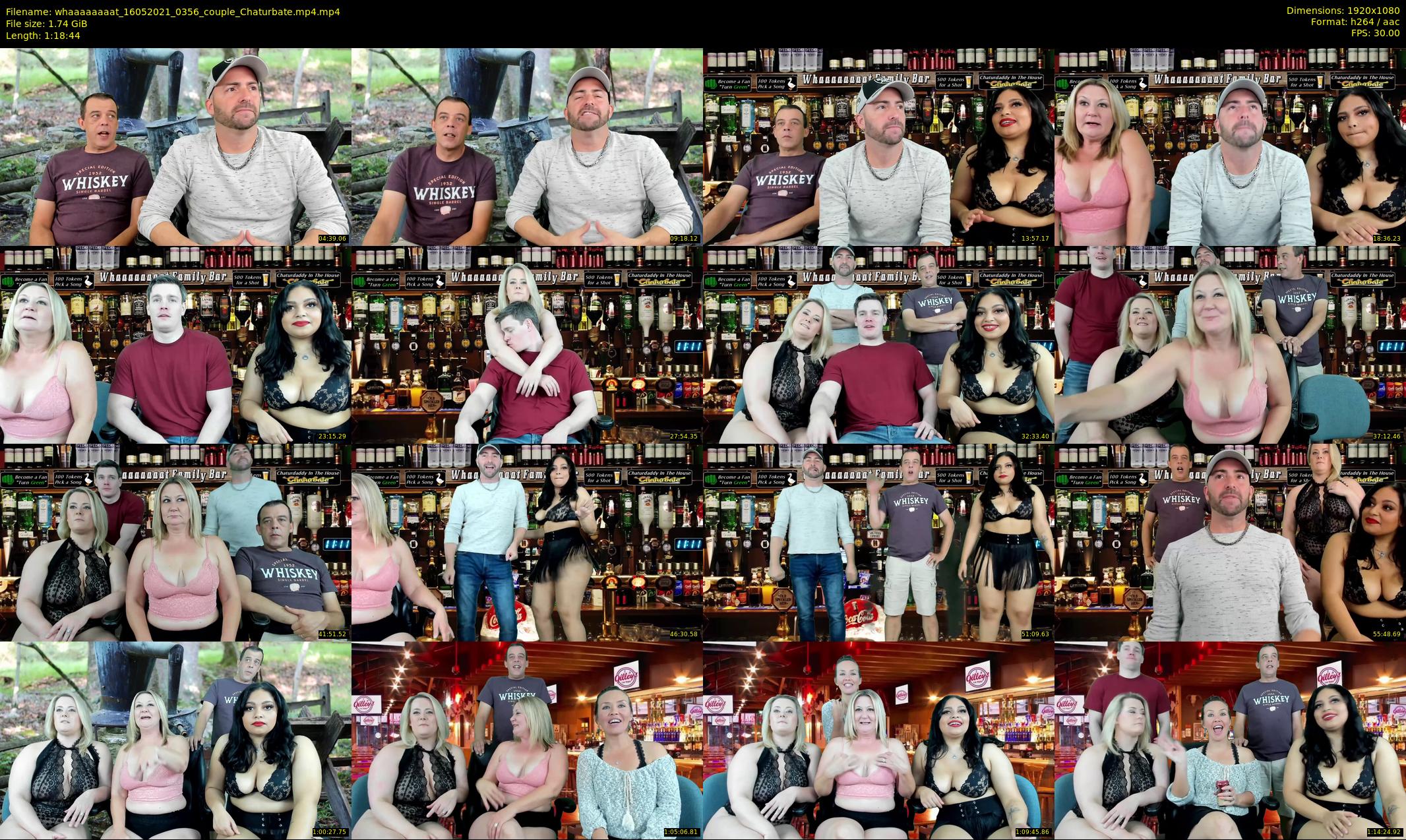 whaaaaaaaat — 79 minute Chaturbate couple cam show recording, 1080p, May 16, 2021