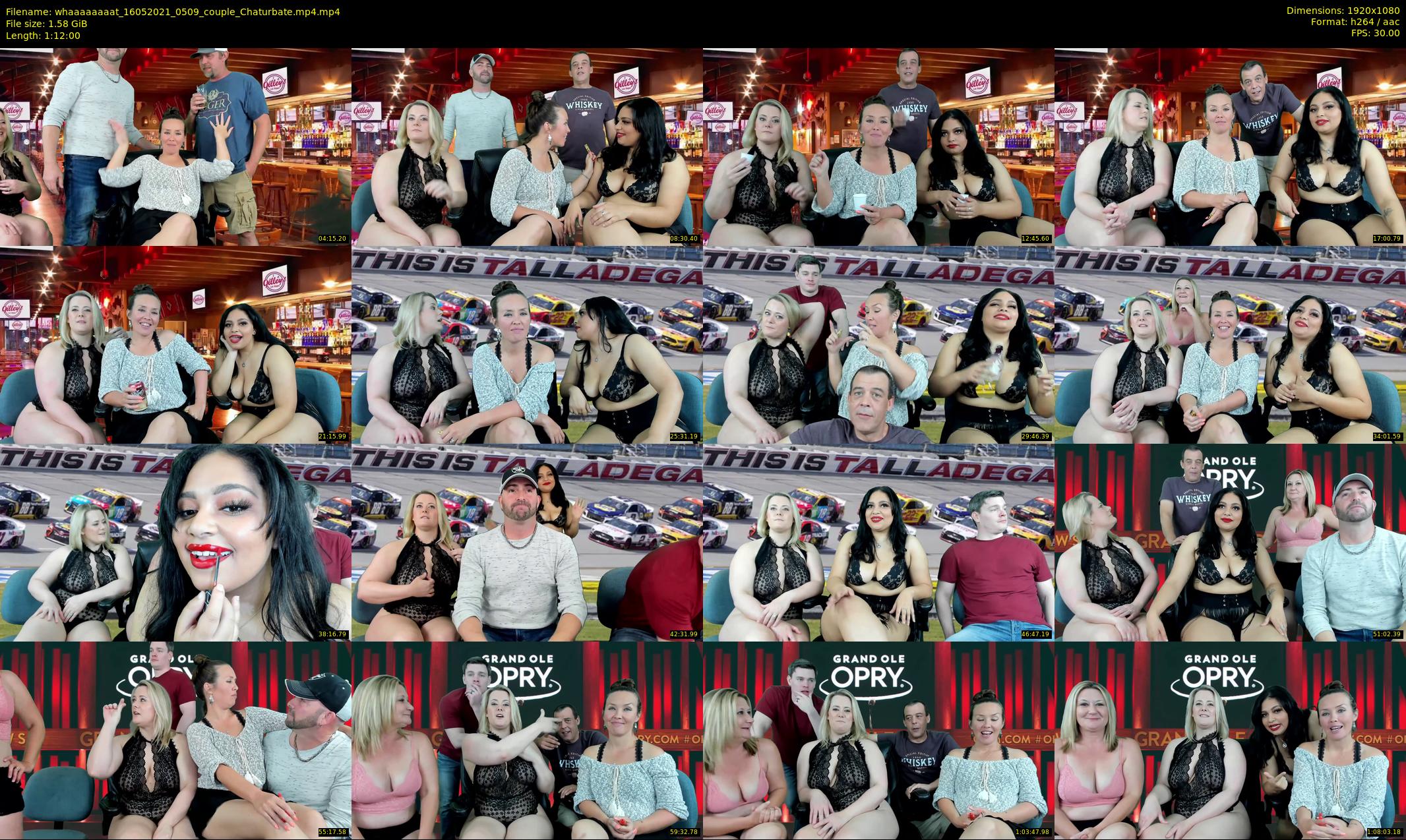 whaaaaaaaat — 72 minute Chaturbate couple cam show recording, 1080p, May 16, 2021