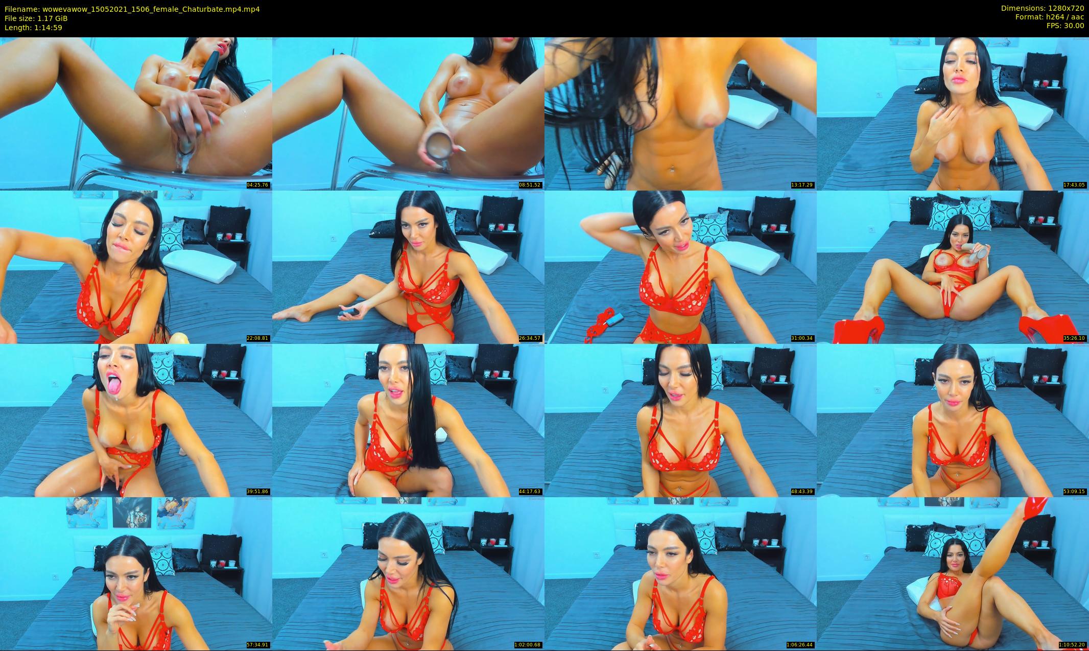 wowevawow — 75 minute Chaturbate female cam show recording, 720p, May 15, 2021