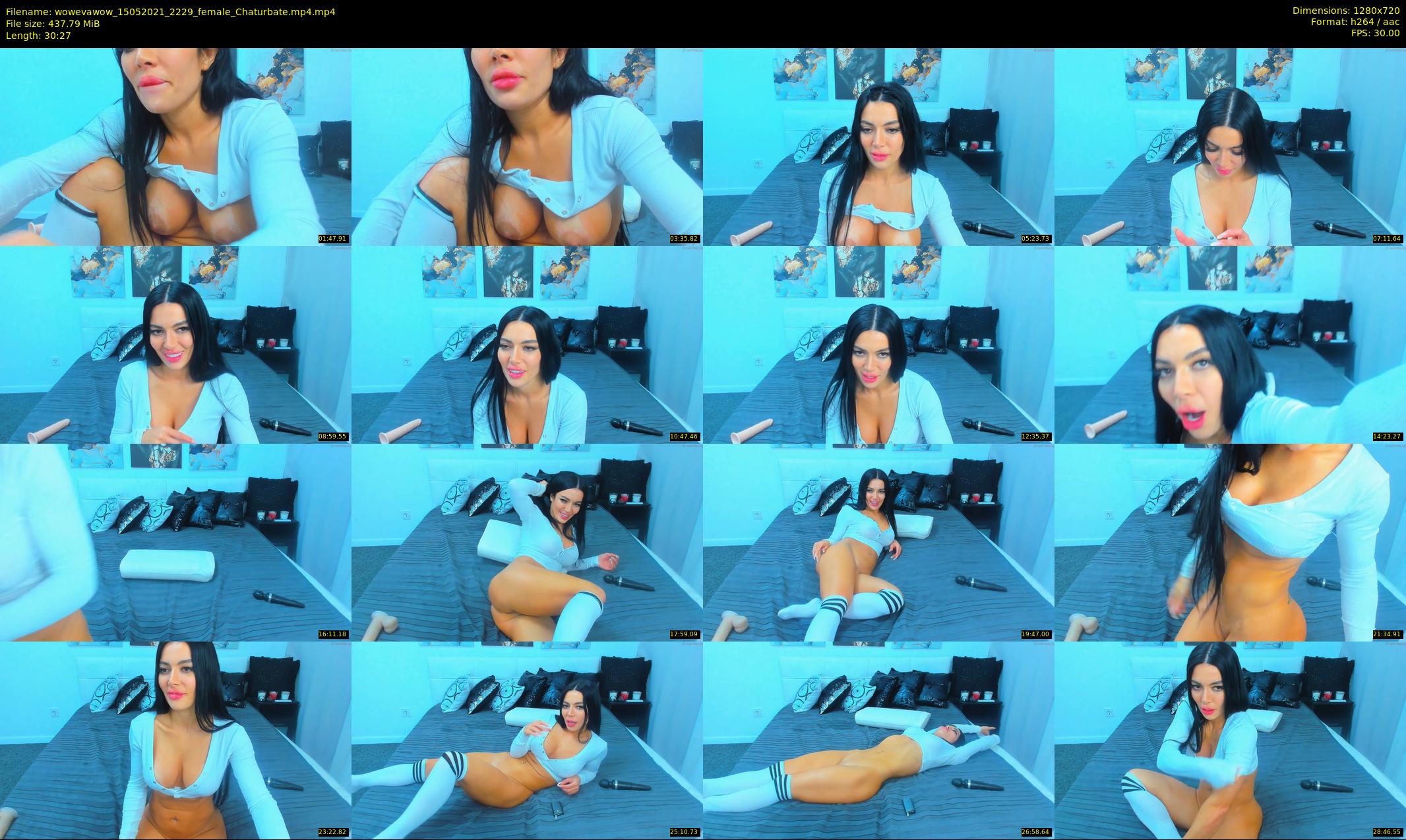 wowevawow — 31 minute Chaturbate female cam show recording, 720p, May 15, 2021