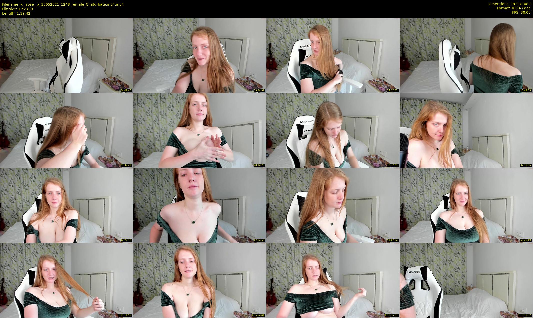 x__rose__x — 80 minute Chaturbate female cam show recording, 1080p, May 15, 2021