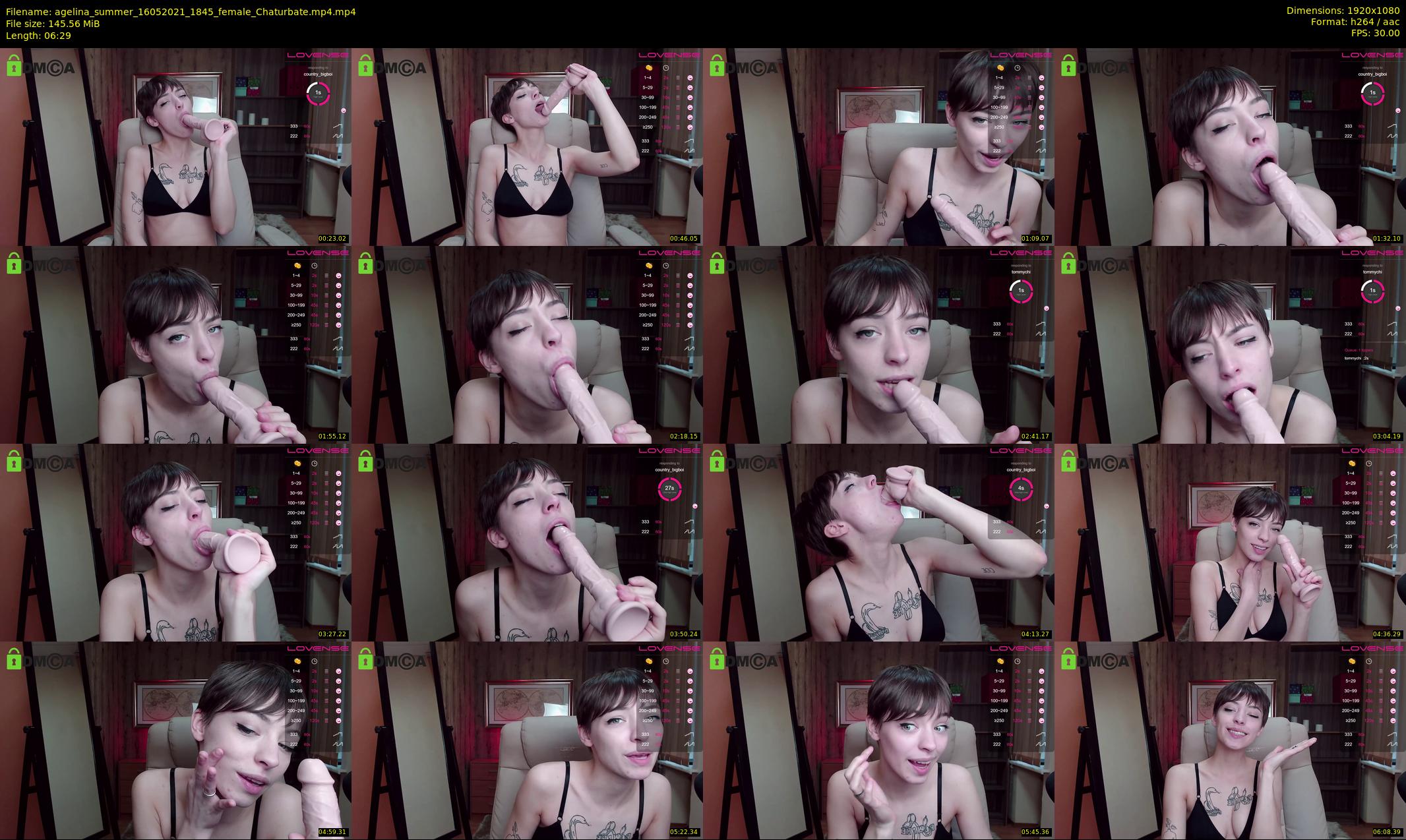 agelina_summer — 7 minute Chaturbate female cam show recording, 1080p, May 16, 2021