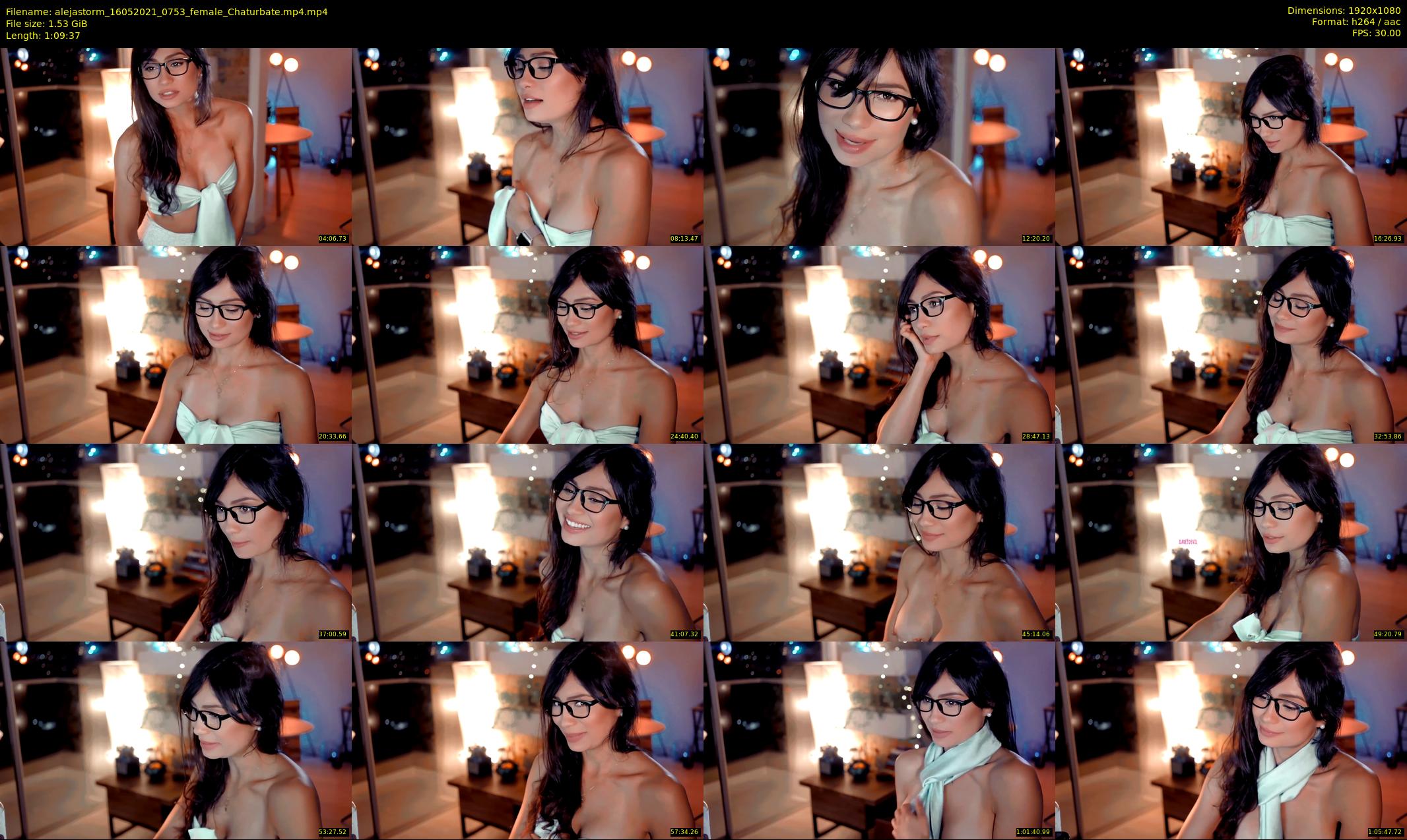 alejastorm — 70 minute Chaturbate female cam show recording, 1080p, May 16, 2021