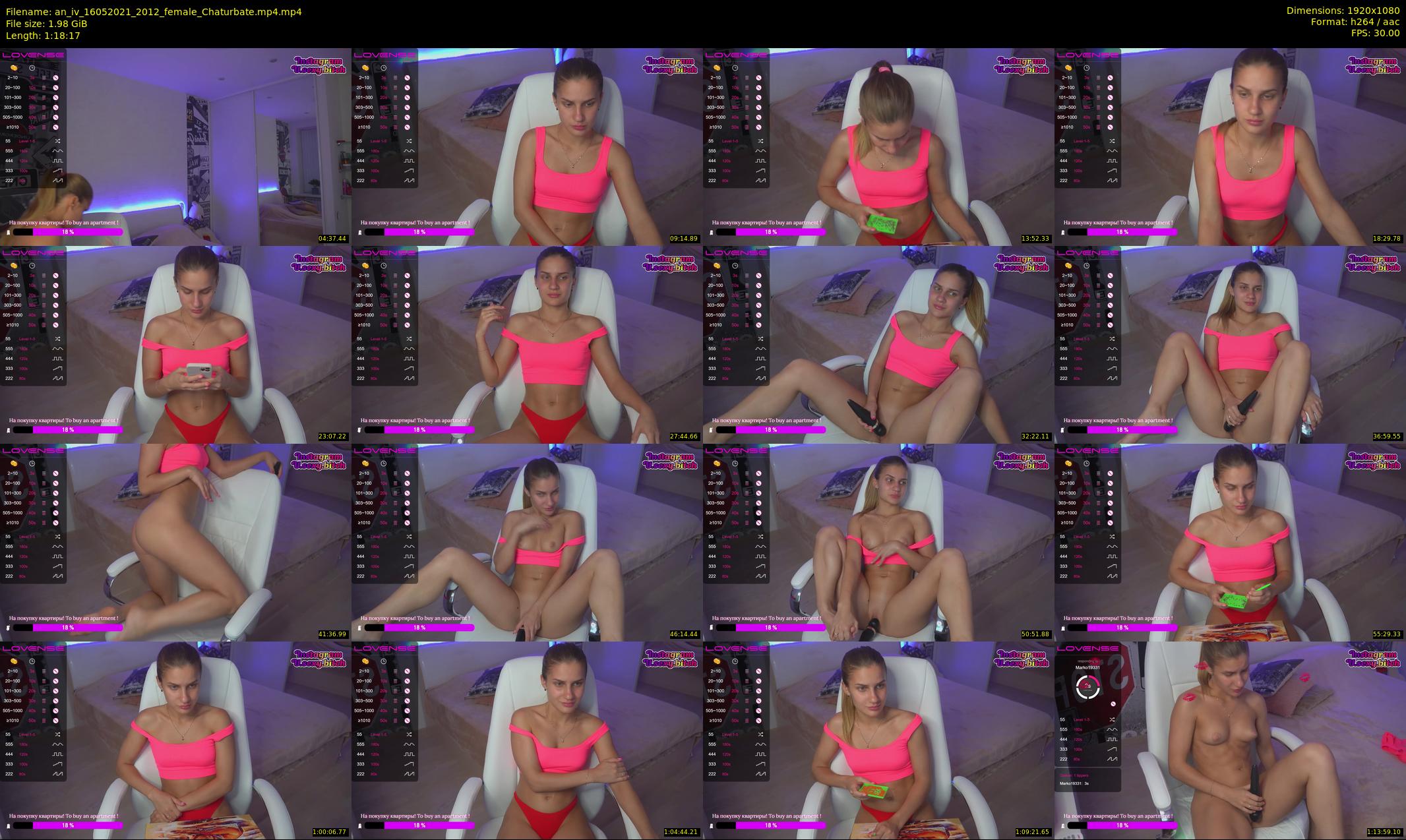 an_iv — 79 minute Chaturbate female cam show recording, 1080p, May 16, 2021