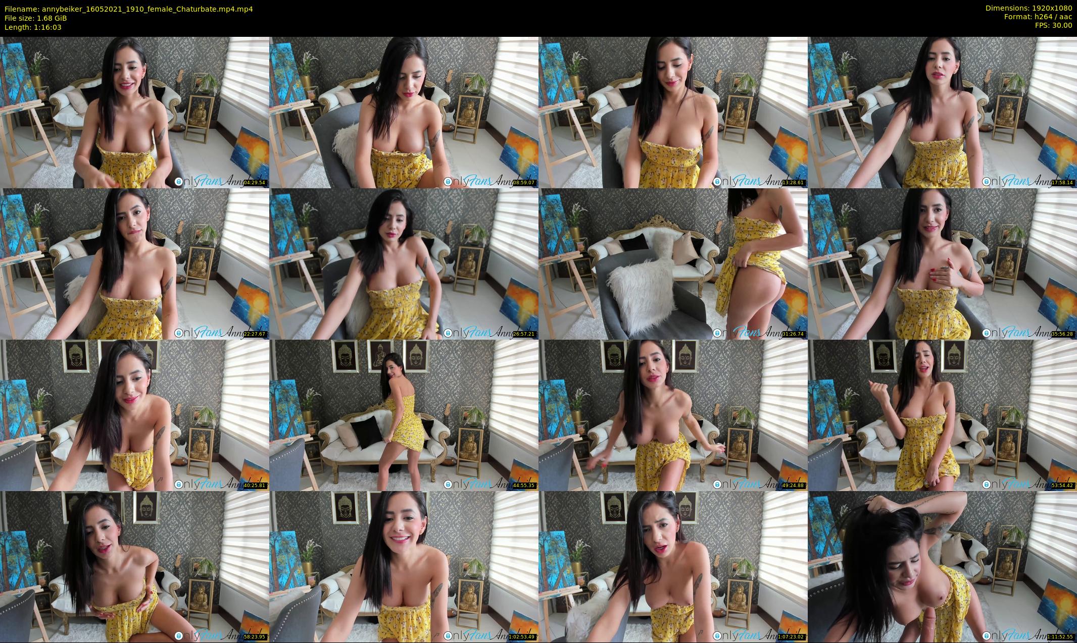 annybeiker — 77 minute Chaturbate female cam show recording, 1080p, May 16, 2021