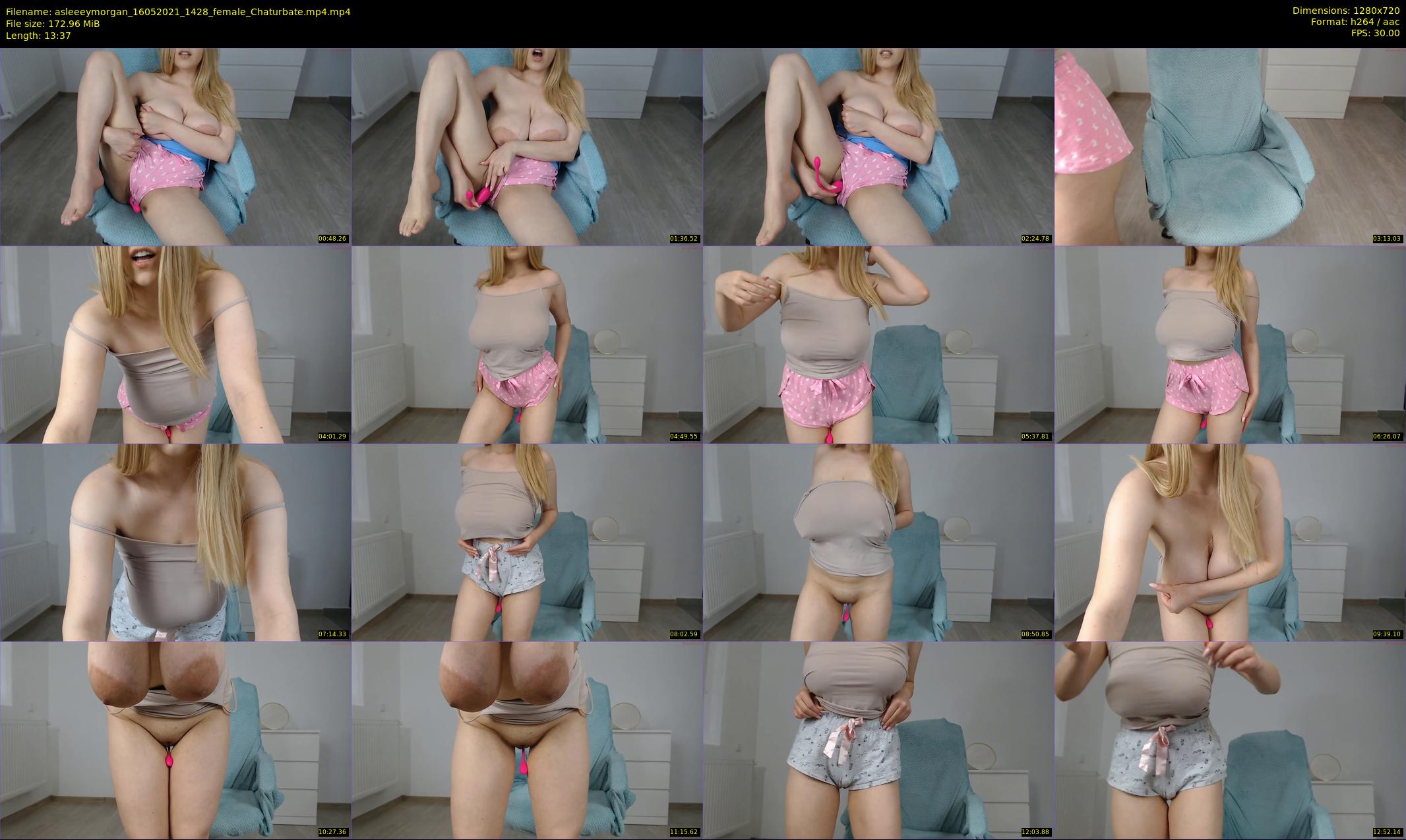 asleeeymorgan — 14 minute Chaturbate female cam show recording, 720p, May 16, 2021
