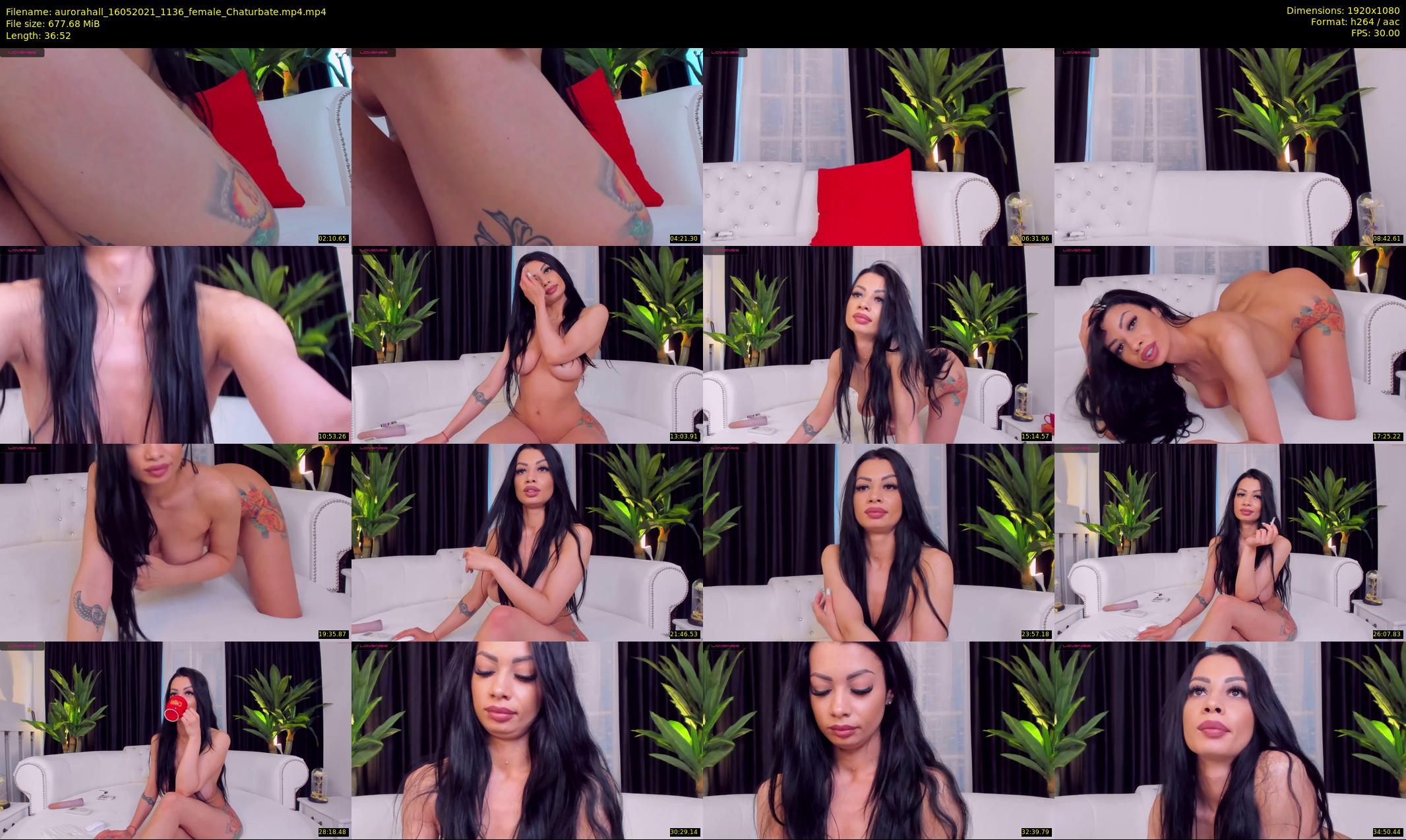 aurorahall — 37 minute Chaturbate female cam show recording, 1080p, May 16, 2021