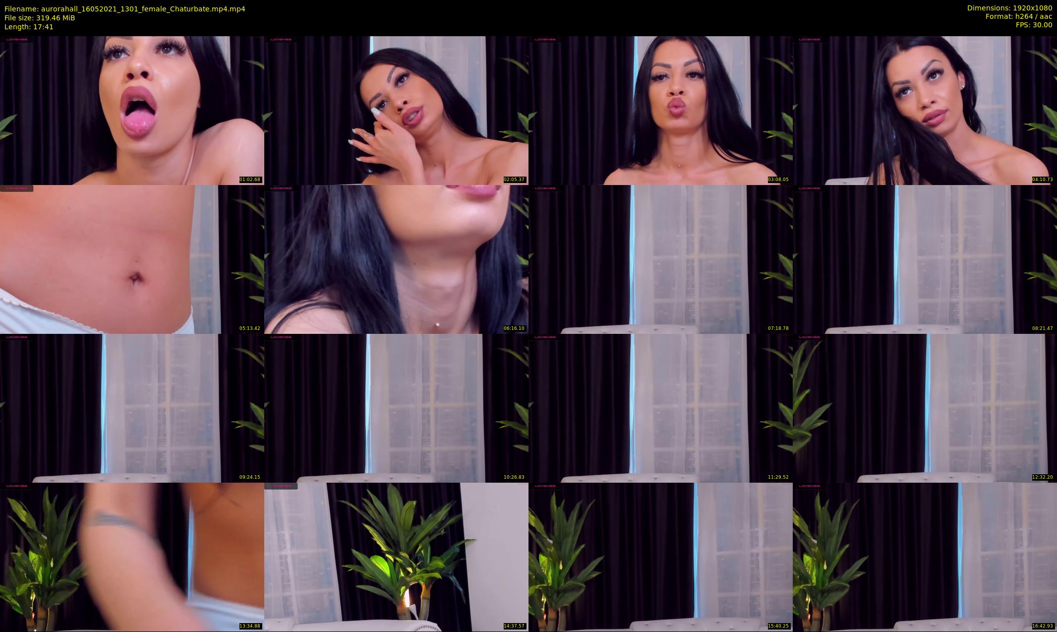 aurorahall — 18 minute Chaturbate female cam show recording, 1080p, May 16, 2021