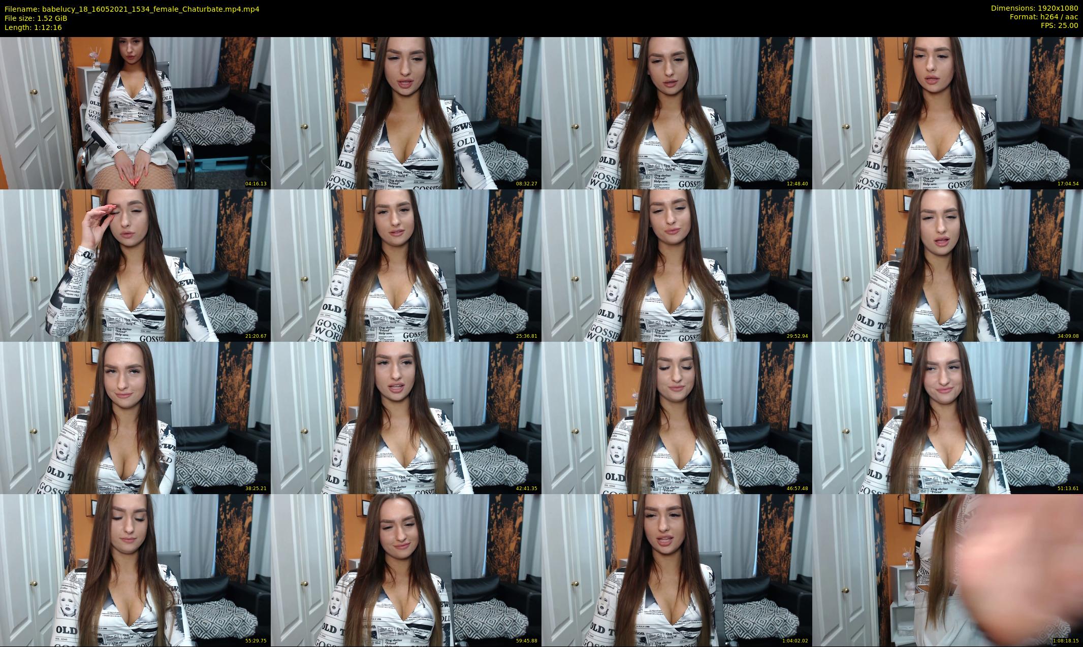 babelucy_18 — 73 minute Chaturbate female cam show recording, 1080p, May 16, 2021
