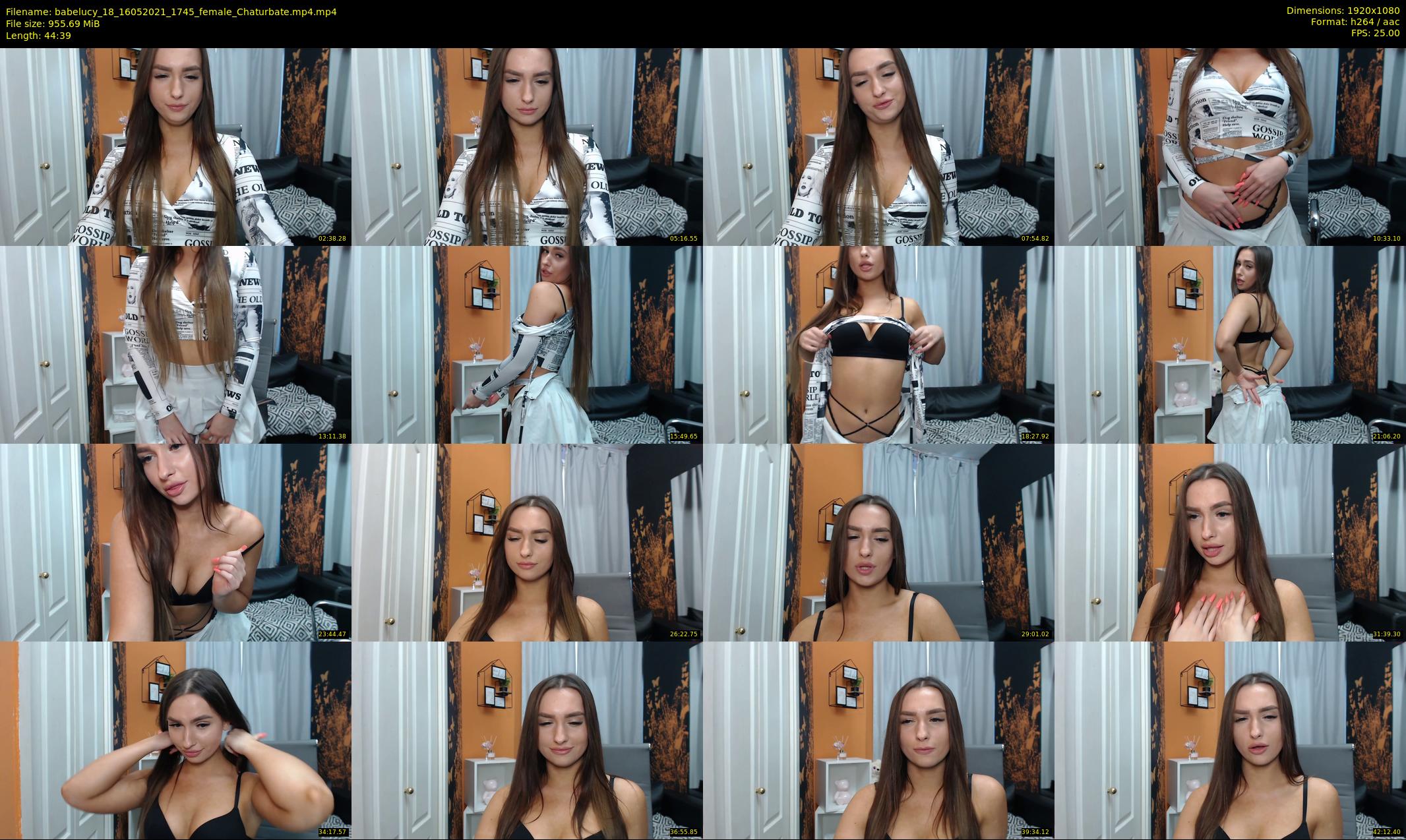 babelucy_18 — 45 minute Chaturbate female cam show recording, 1080p, May 16, 2021