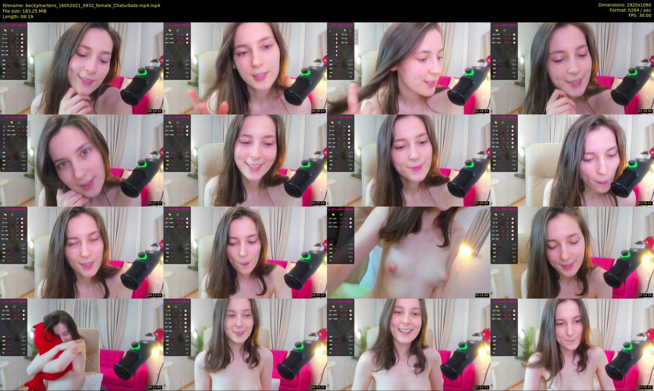 beckymartens — 9 minute Chaturbate female cam show recording, 1080p, May 16, 2021