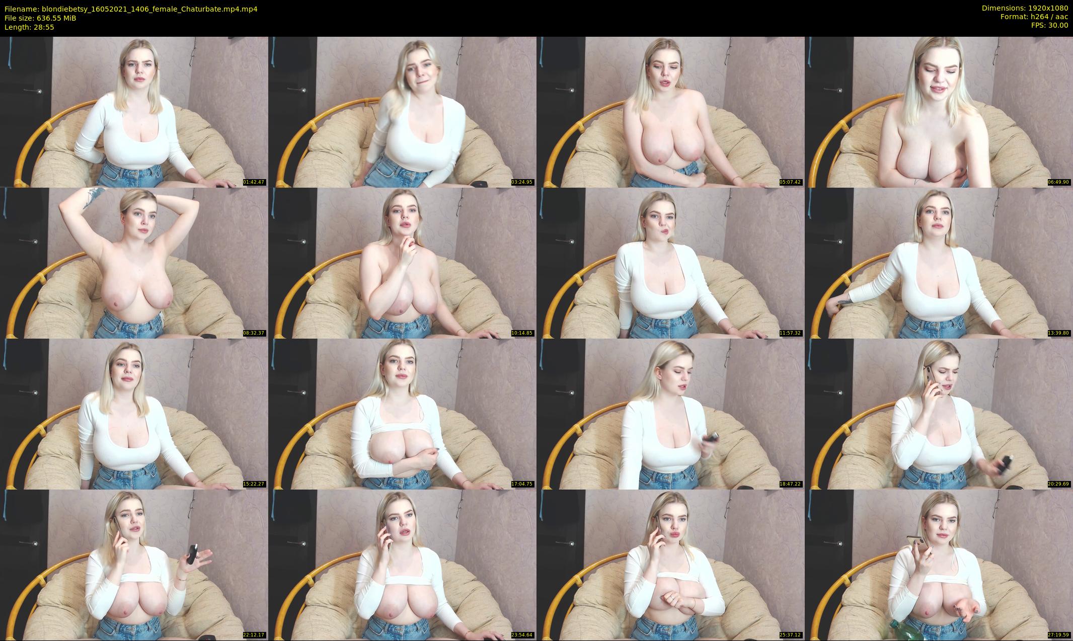 blondiebetsy — 29 minute Chaturbate female cam show recording, 1080p, May 16, 2021