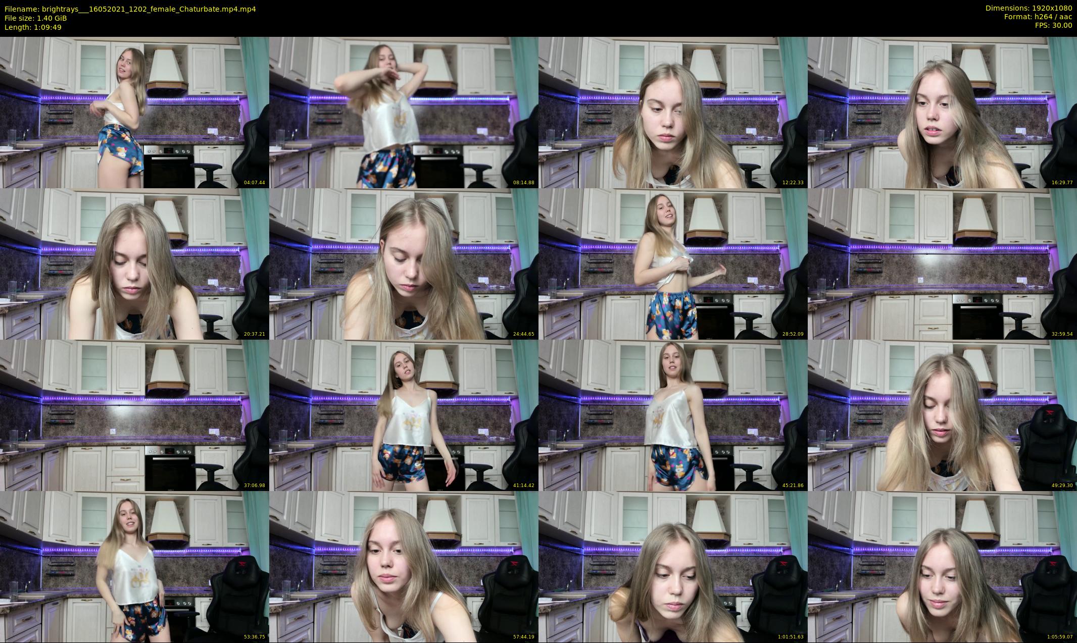 brightrays__ — 70 minute Chaturbate female cam show recording, 1080p, May 16, 2021