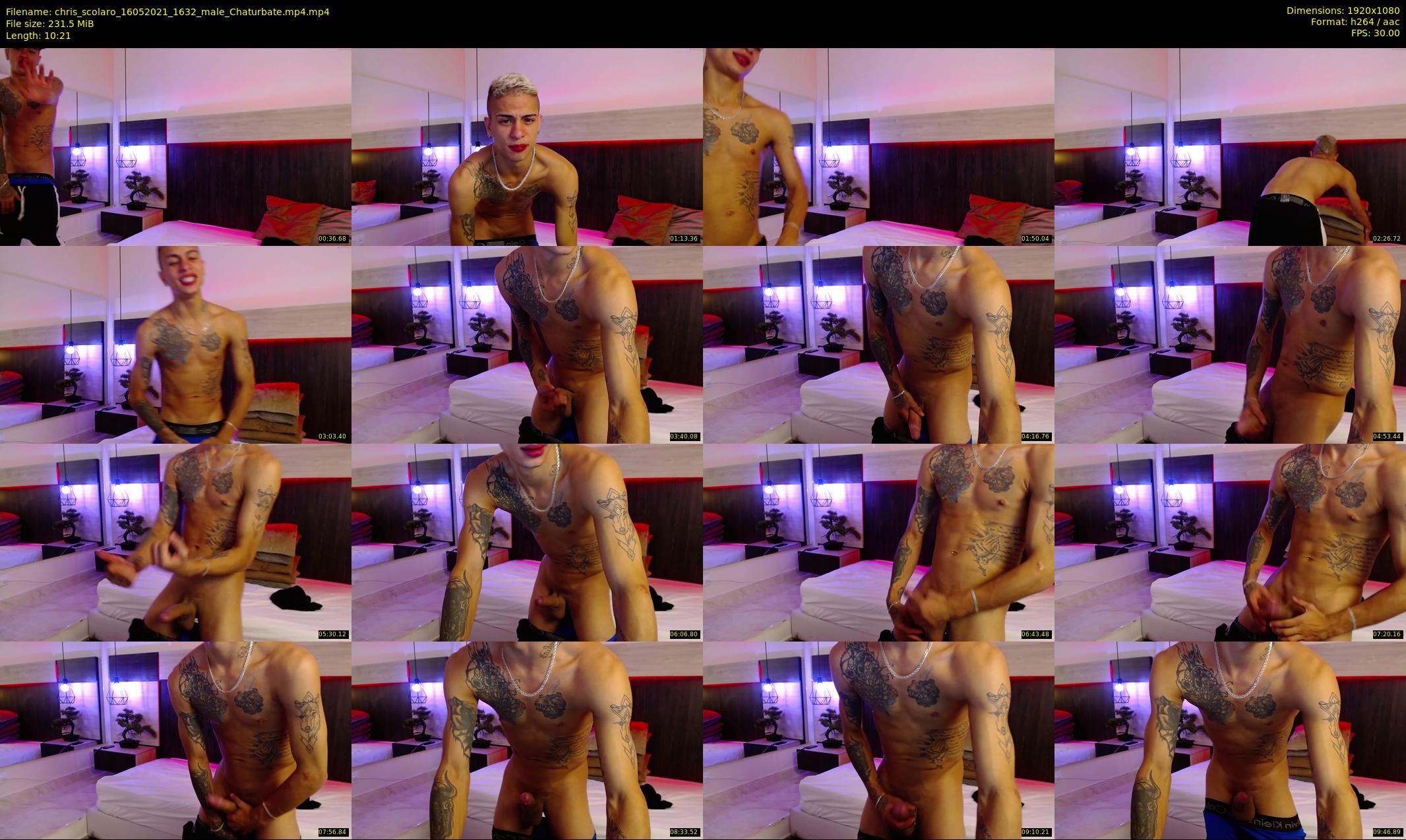 chris_scolaro — 11 minute Chaturbate male cam show recording, 1080p, May 16, 2021