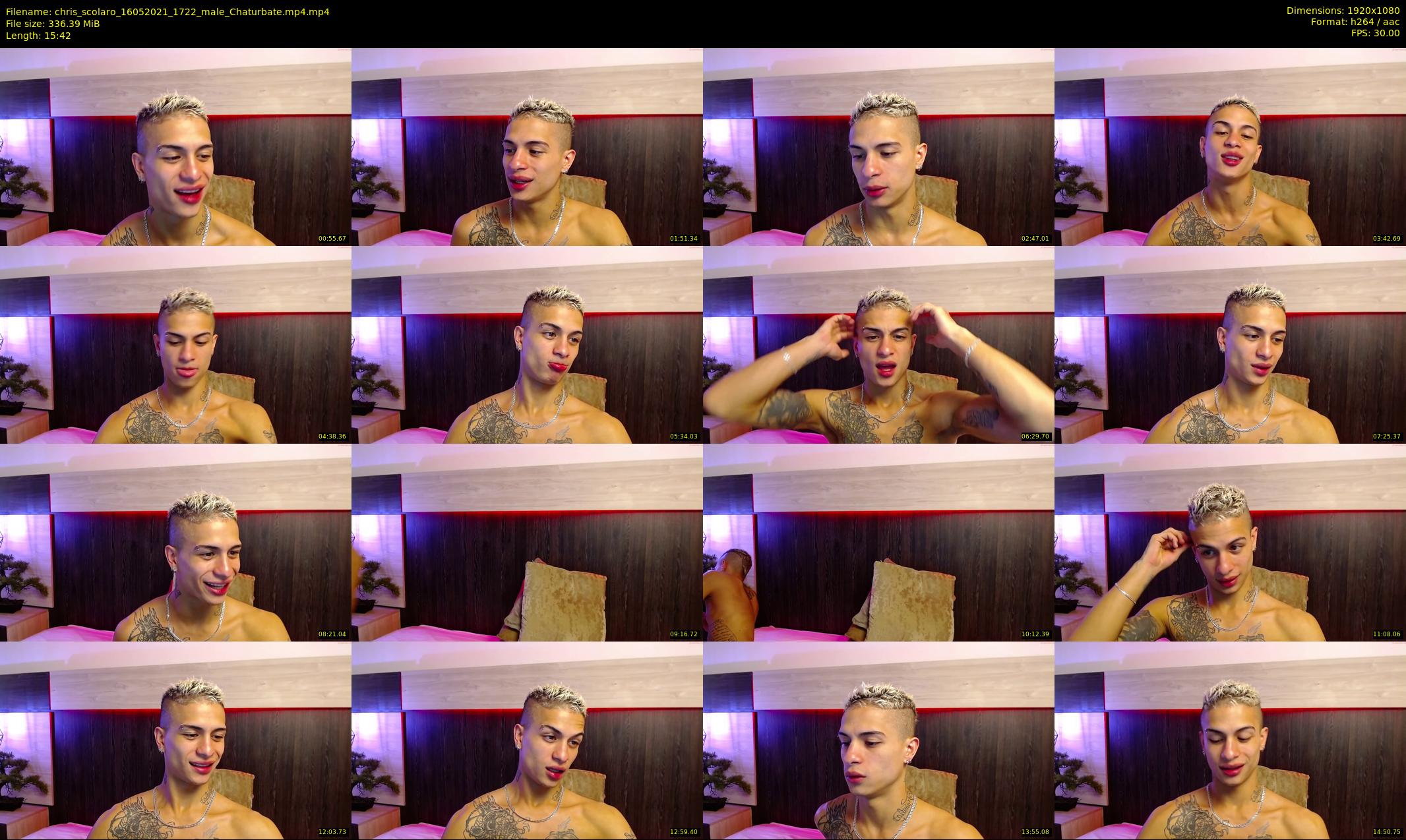 chris_scolaro — 16 minute Chaturbate male cam show recording, 1080p, May 16, 2021