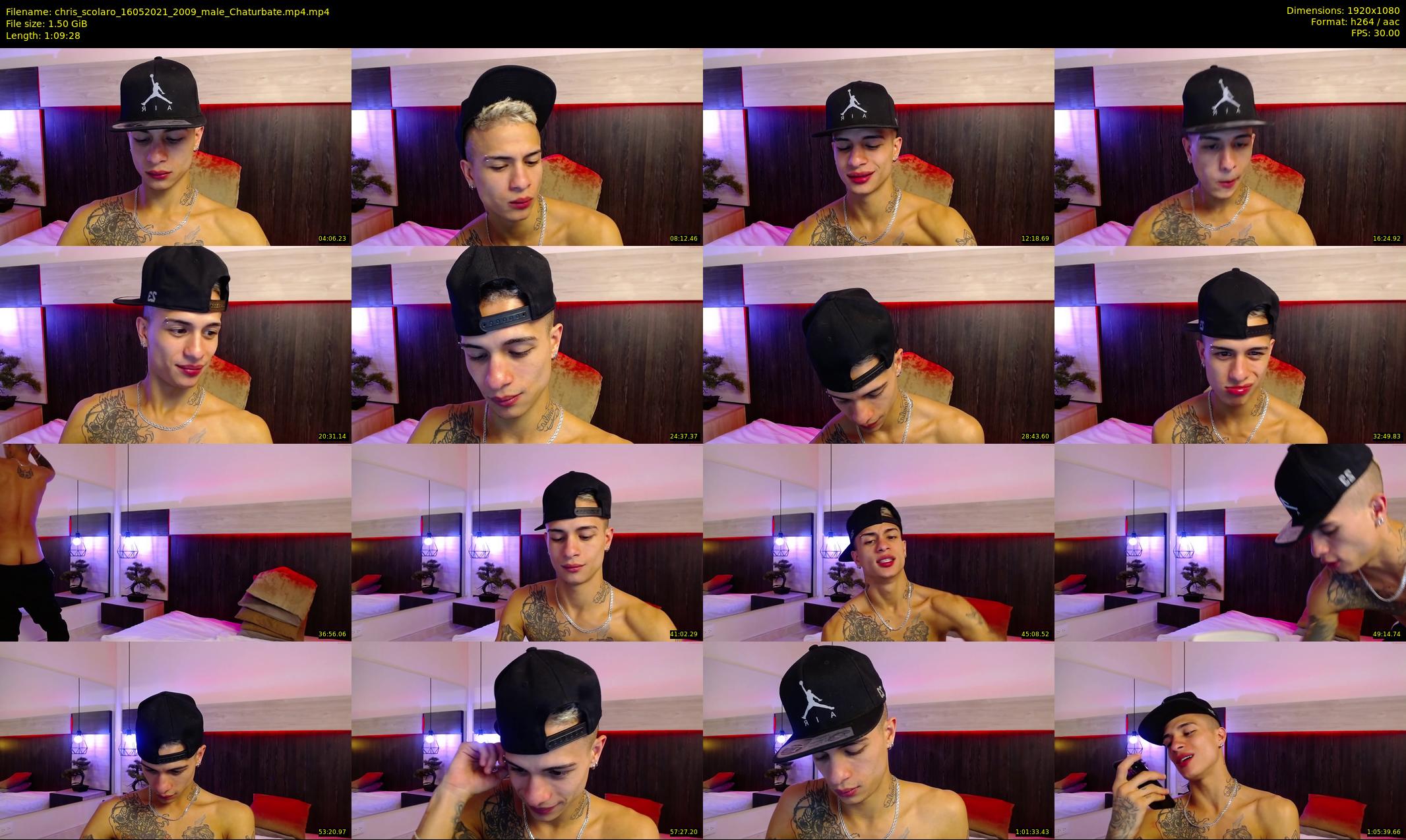 chris_scolaro — 70 minute Chaturbate male cam show recording, 1080p, May 16, 2021