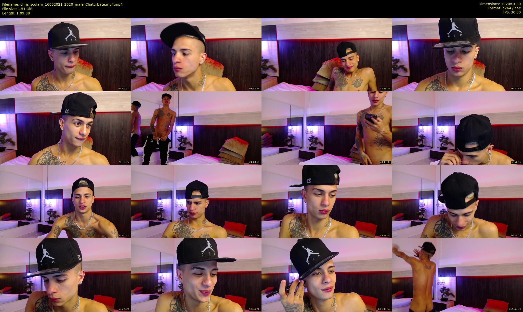 chris_scolaro — 70 minute Chaturbate male cam show recording, 1080p, May 16, 2021